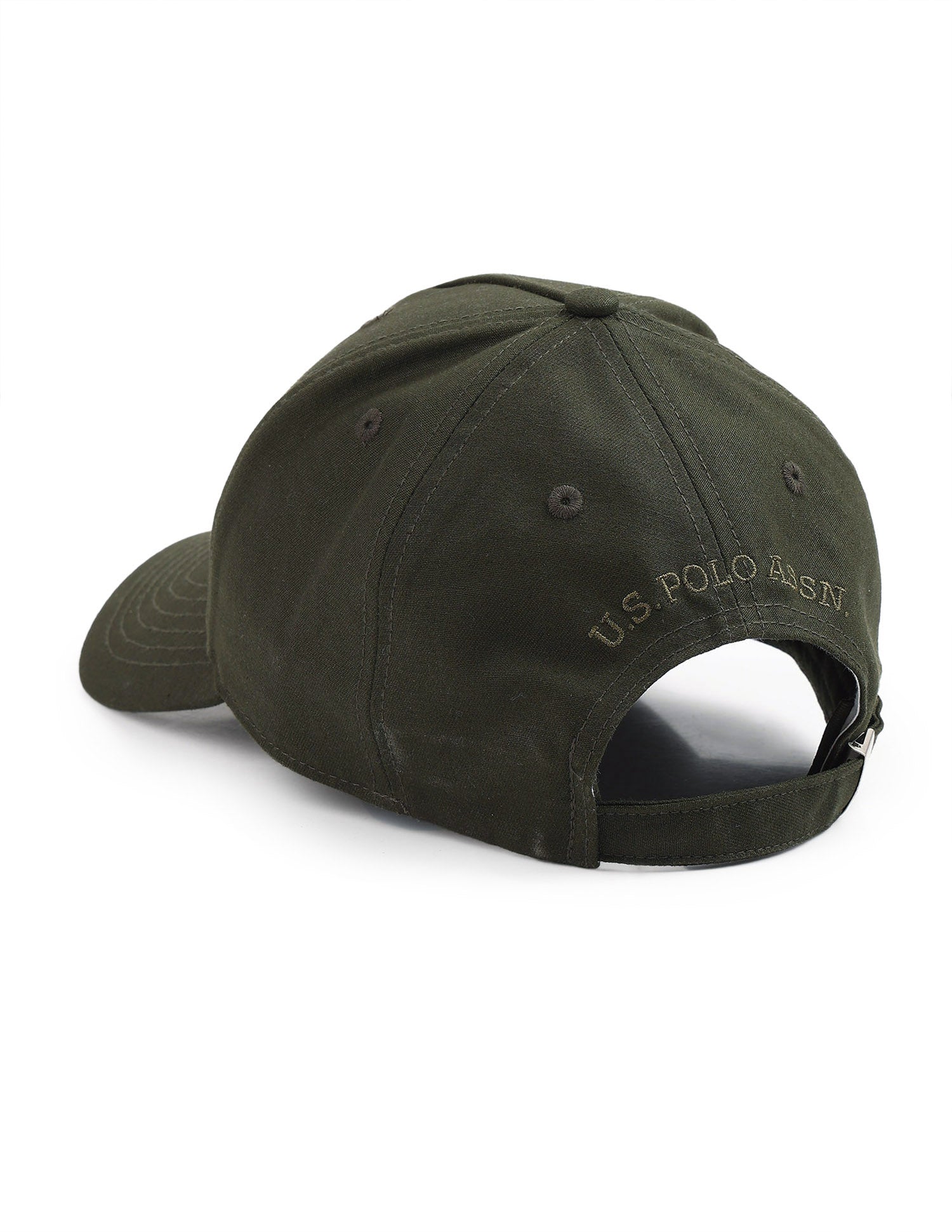 Brand Embossed Twill Cap Olive - U.S. POLO ASSN. | Large