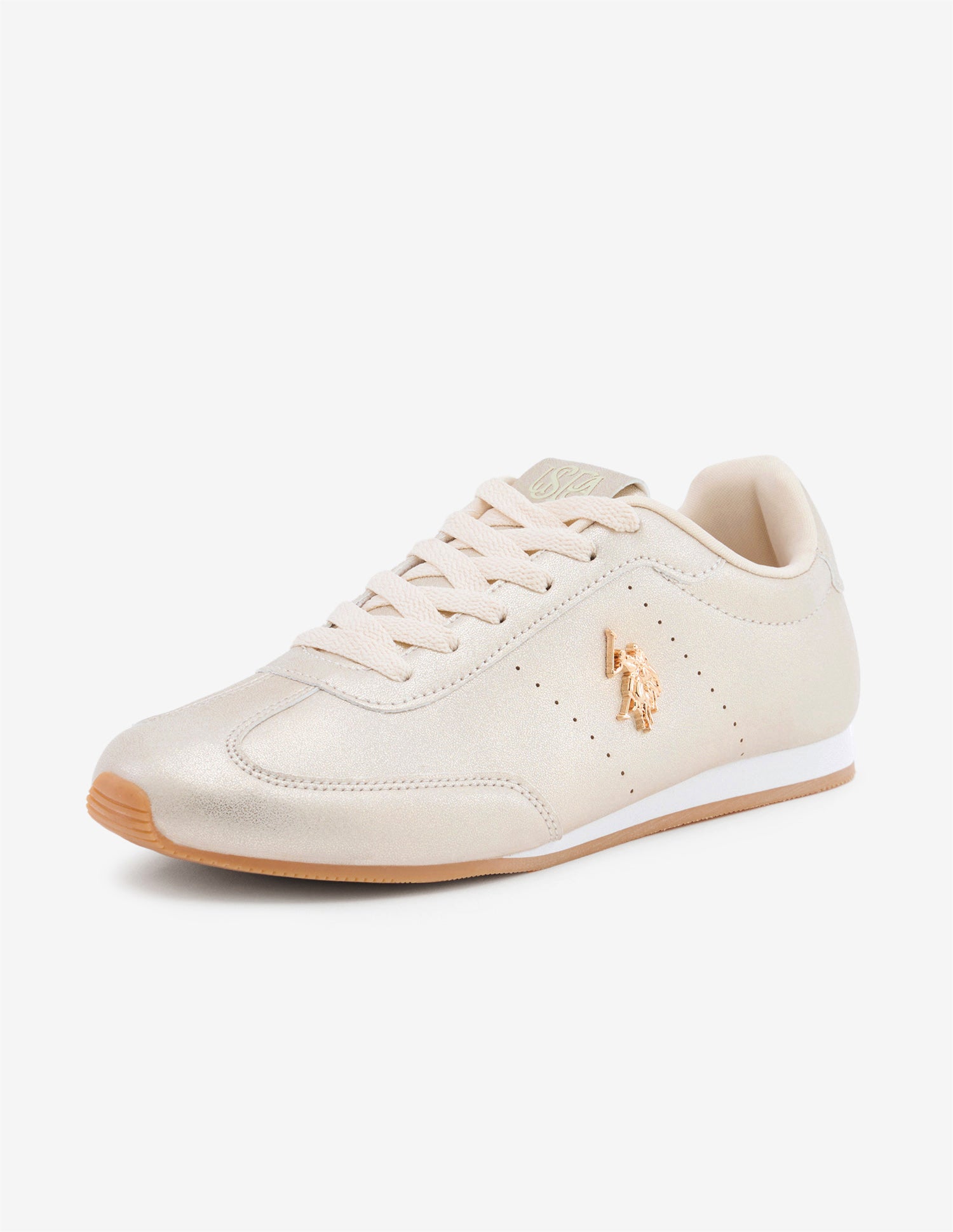 Amelise Lace-Ups Sneakers Gold - U.S. Polo Assn. India | Large