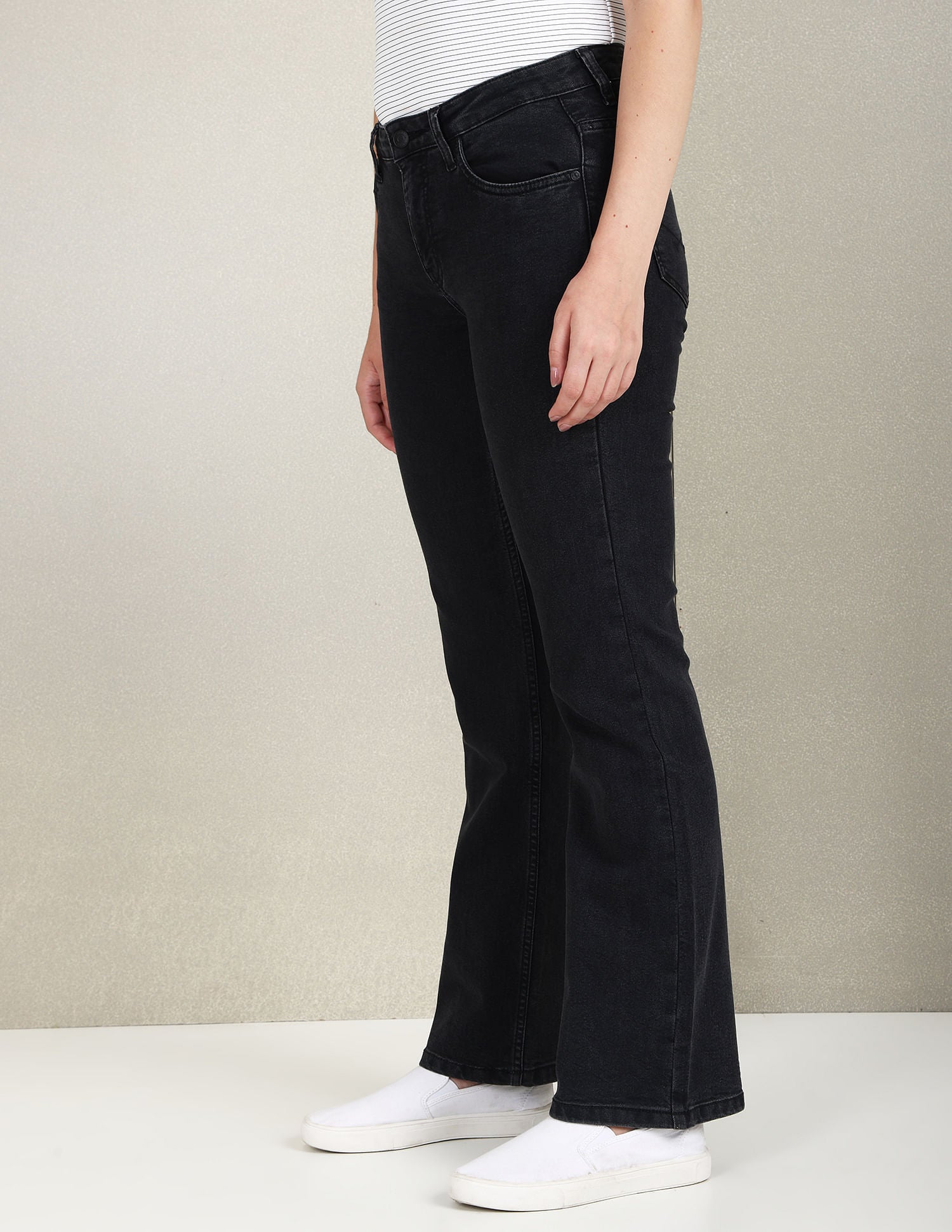 Mid Rise Bootcut Fit Jeans Dark Grey - U.S. POLO ASSN. | Large