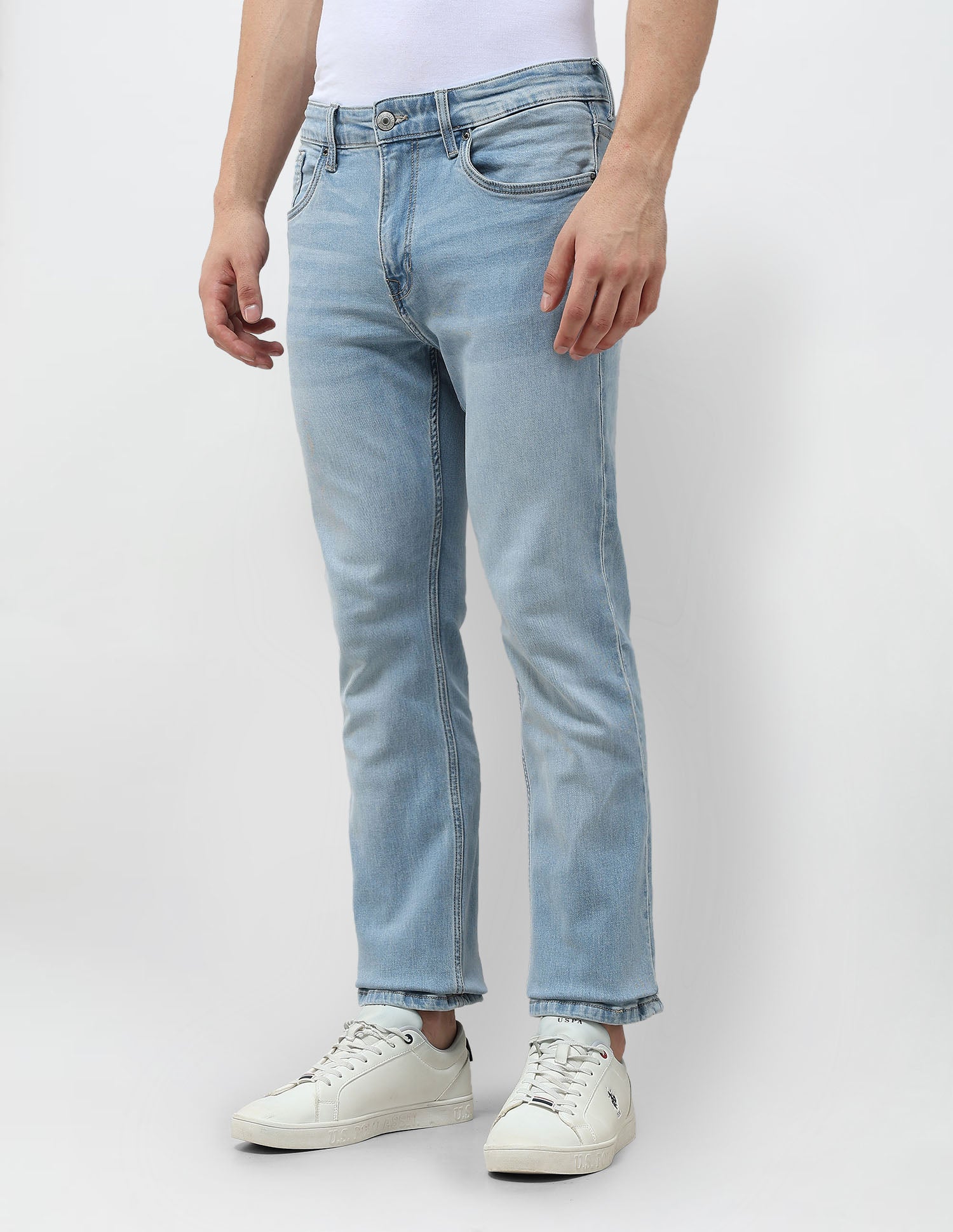 Connor Bootcut Blue Jeans Light Indigo - U.S. POLO ASSN. | Large
