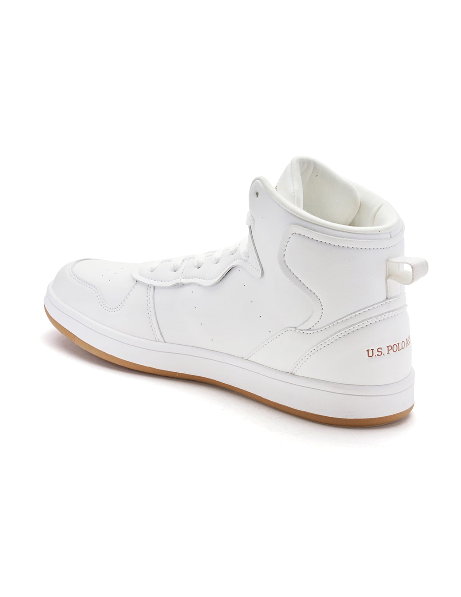 Men Rowan 2.0 Off White Retro Court Mid Top  Sneakers Off White - U.S. Polo Assn. India | Large