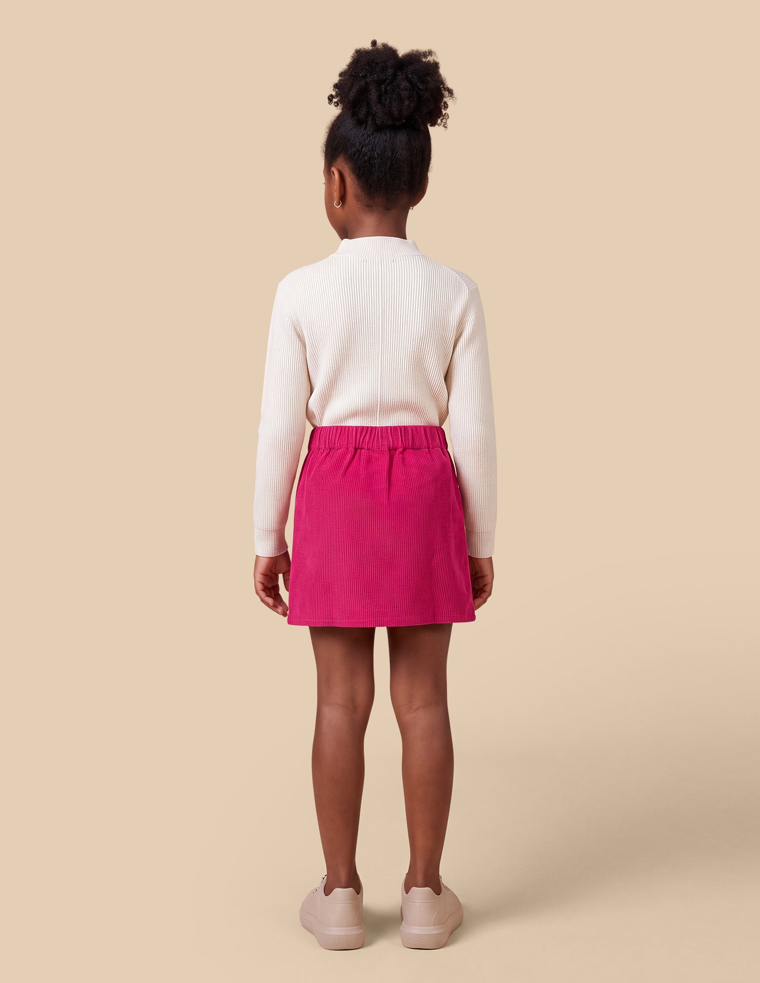 Mid Rise Corduroy Skirt Red - U.S. Polo Assn. India | Large