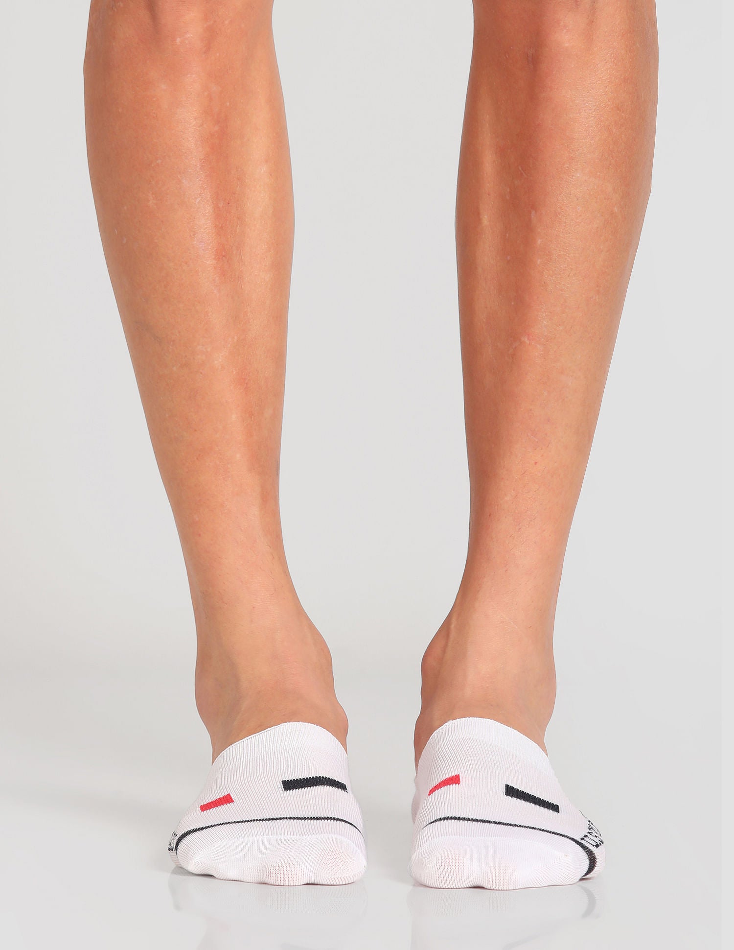 Aloe Finish No Show ES001 Socks - Pack Of 3 Red, White and Navy - U.S. POLO ASSN. | Large