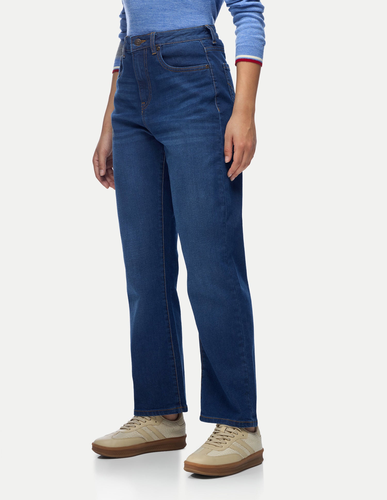 Straight Fit Blue Jeans Dark Blue - U.S. Polo Assn. India | Large