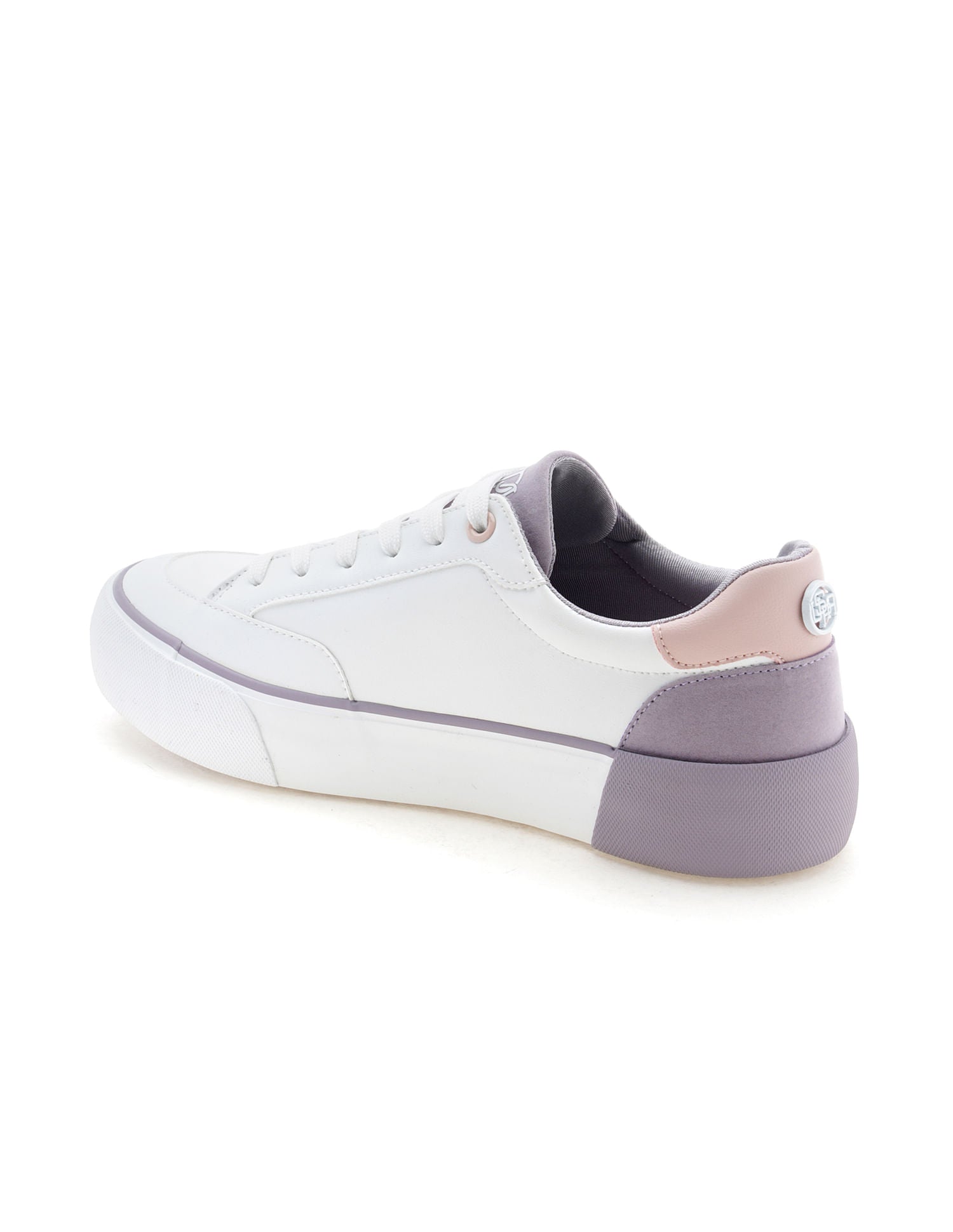 U.S. Polo Assn. Women Lydia 3.0 Colorblocked Lace Ups Sneakers Off White - U.S. POLO ASSN. | Large