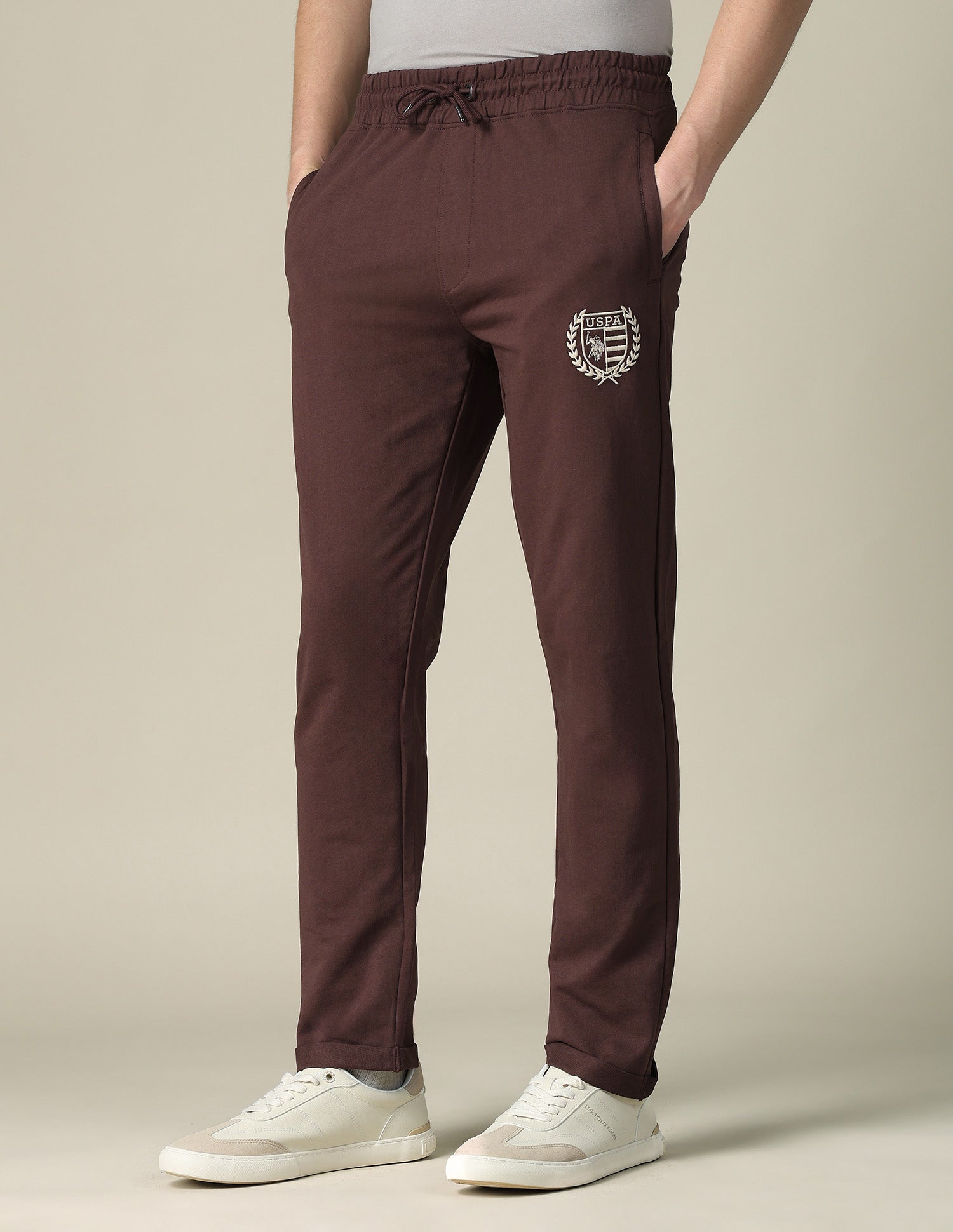 Mid Rise Regular Fit Track Pants Choco - U.S. POLO ASSN. | Large