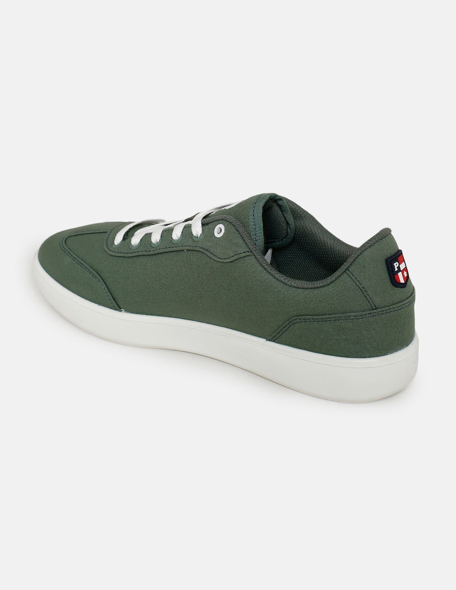 Men Brand Printed Hover Sneakers Green - U.S. Polo Assn. India | Large