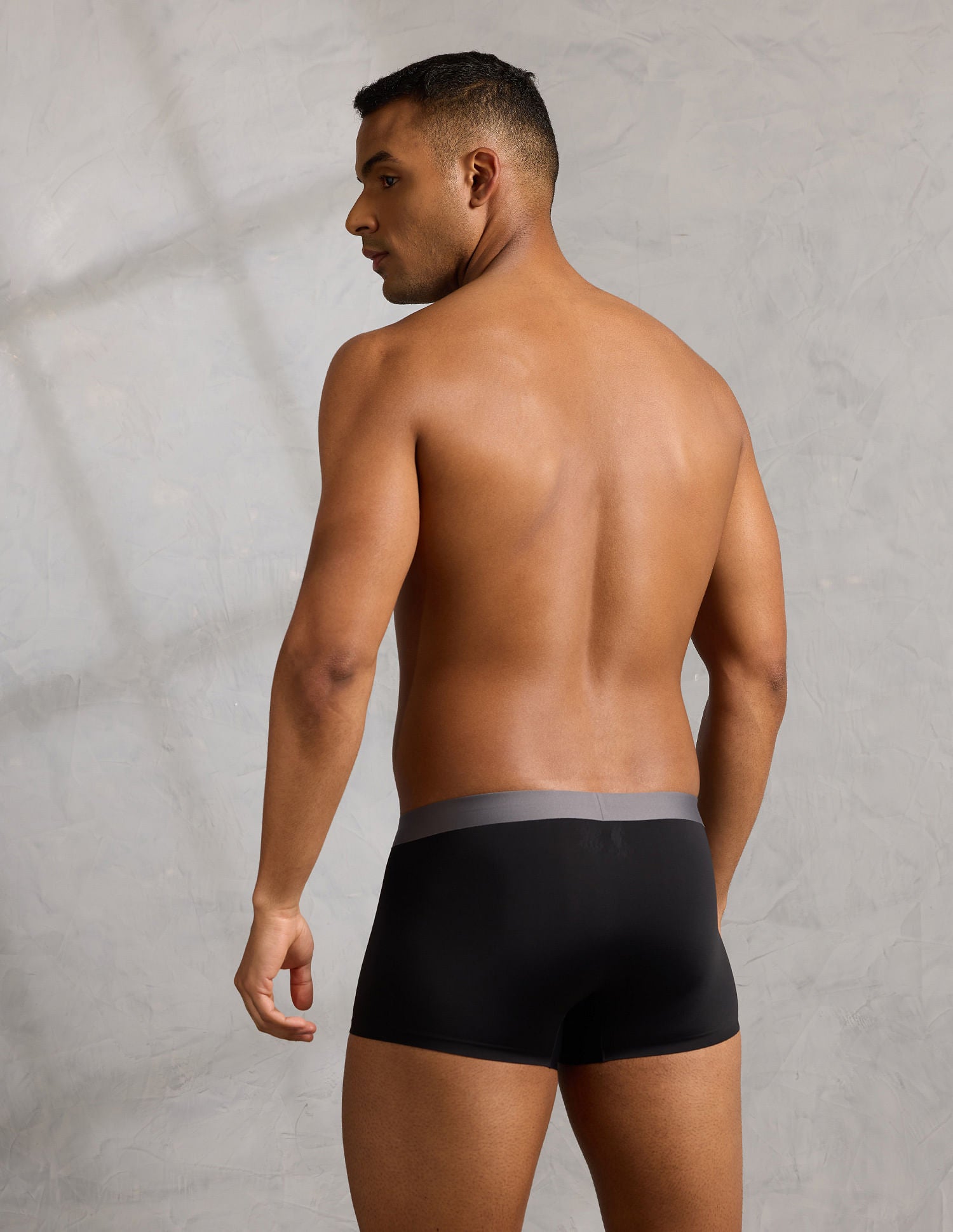 Micro Fibre Seamless Ultra-Light Trunk Black - U.S. POLO ASSN. | Large