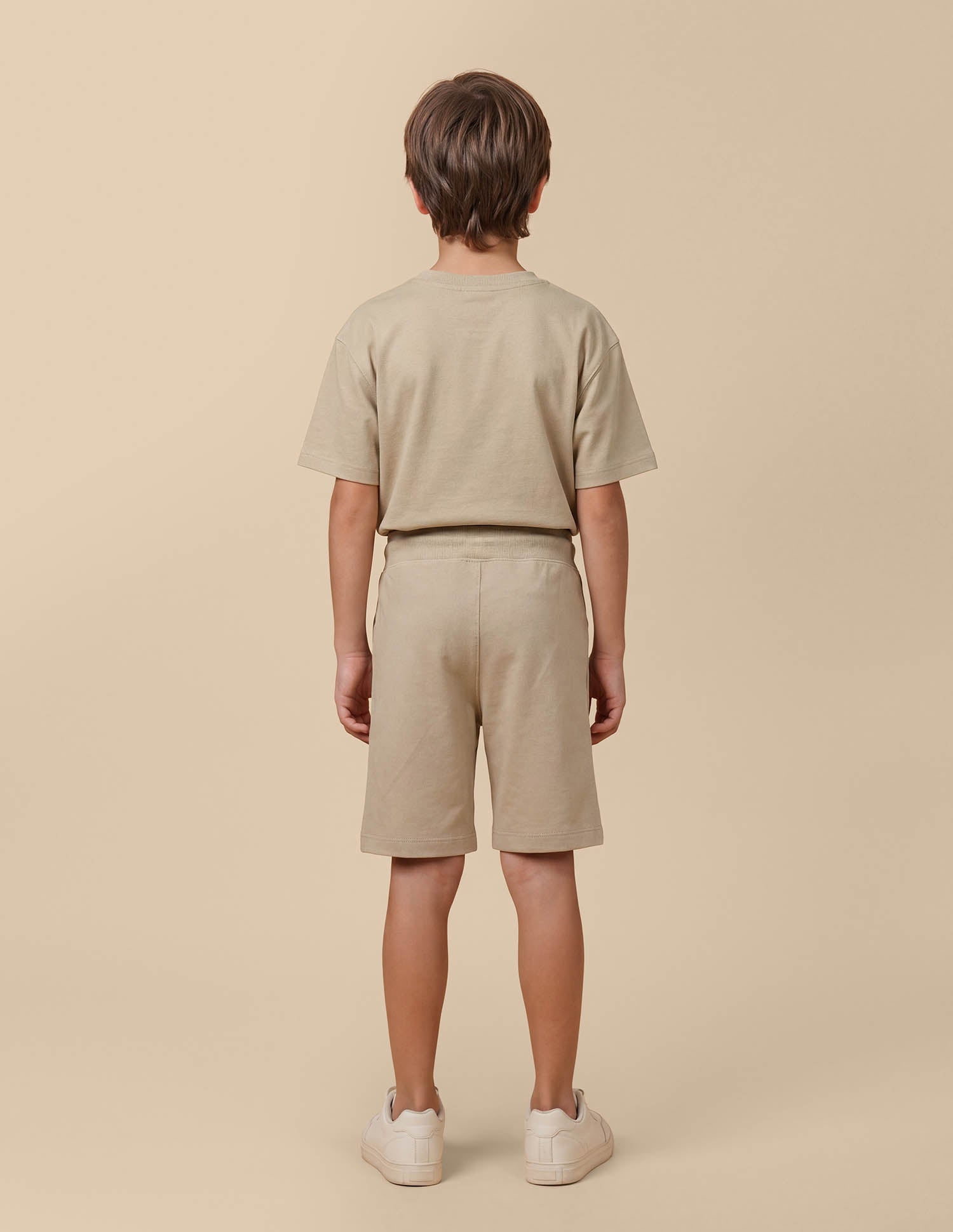 Mid Rise Regular Fit Shorts Beige - U.S. Polo Assn. India | Large