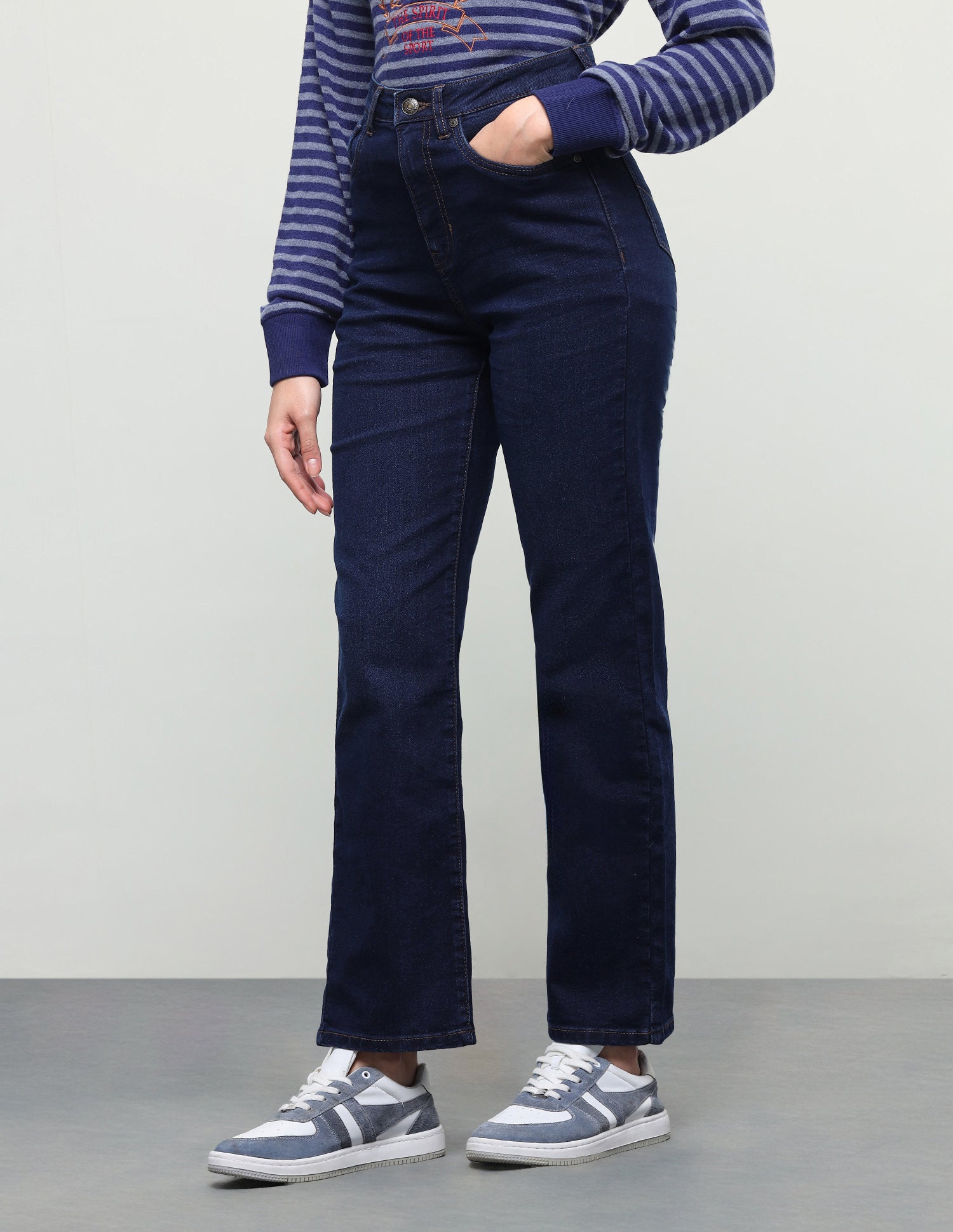 Straight Fit Blue Jeans Dark Blue - U.S. Polo Assn. India | Large