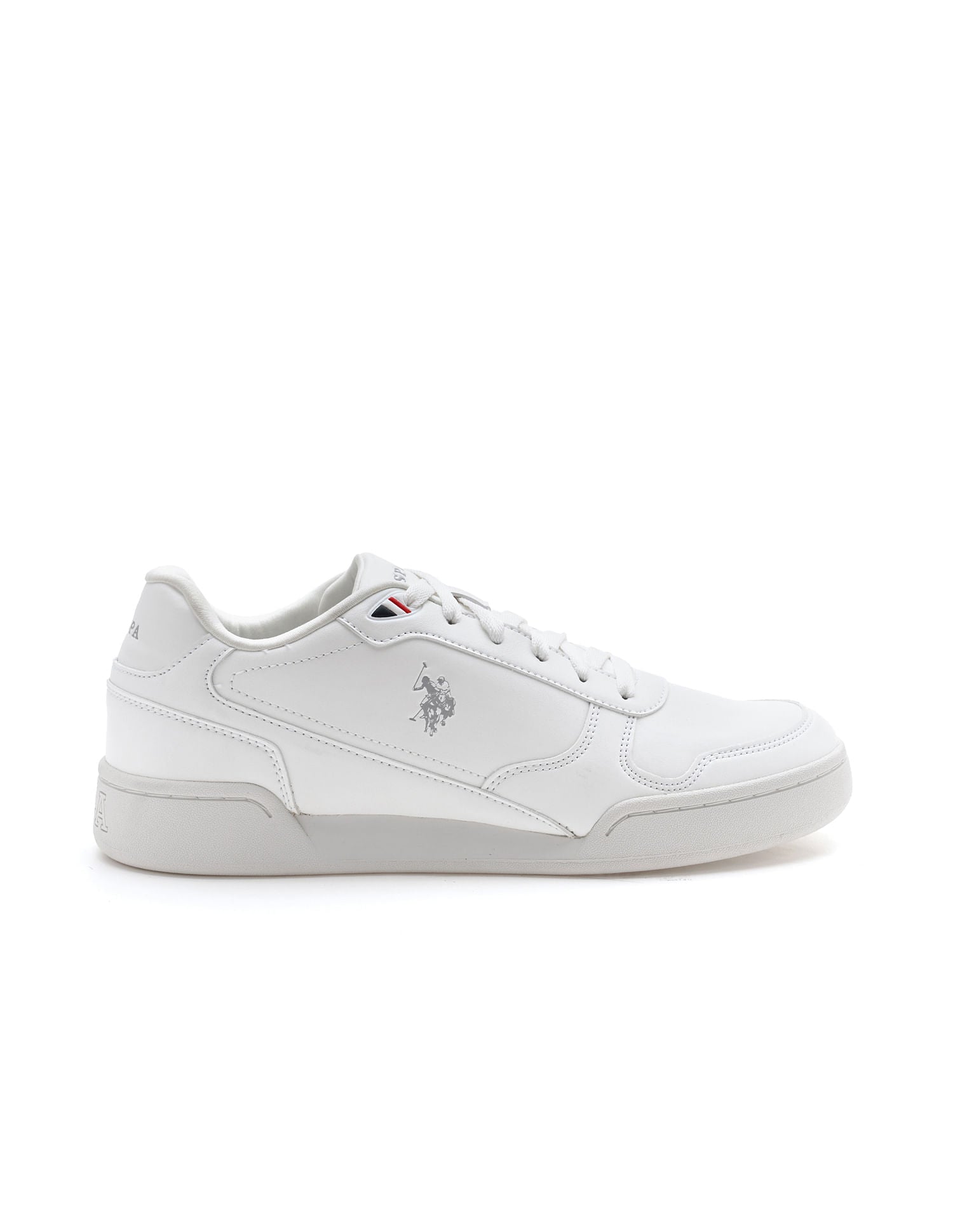 Men Valentin Solid Sneaker White - U.S. Polo Assn. India | Large