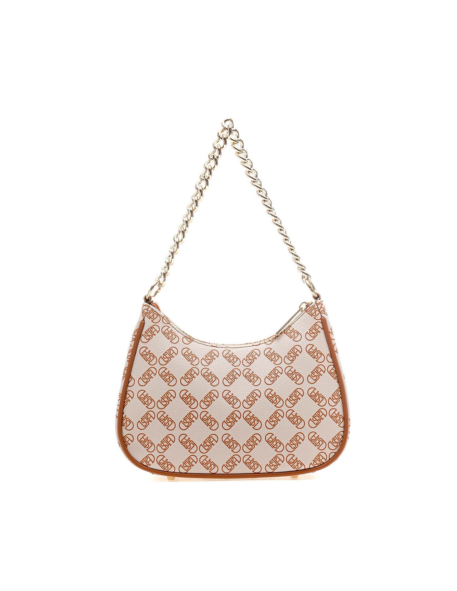 Cathay Monogram Shoulder Bag Off White - U.S. POLO ASSN. | Large