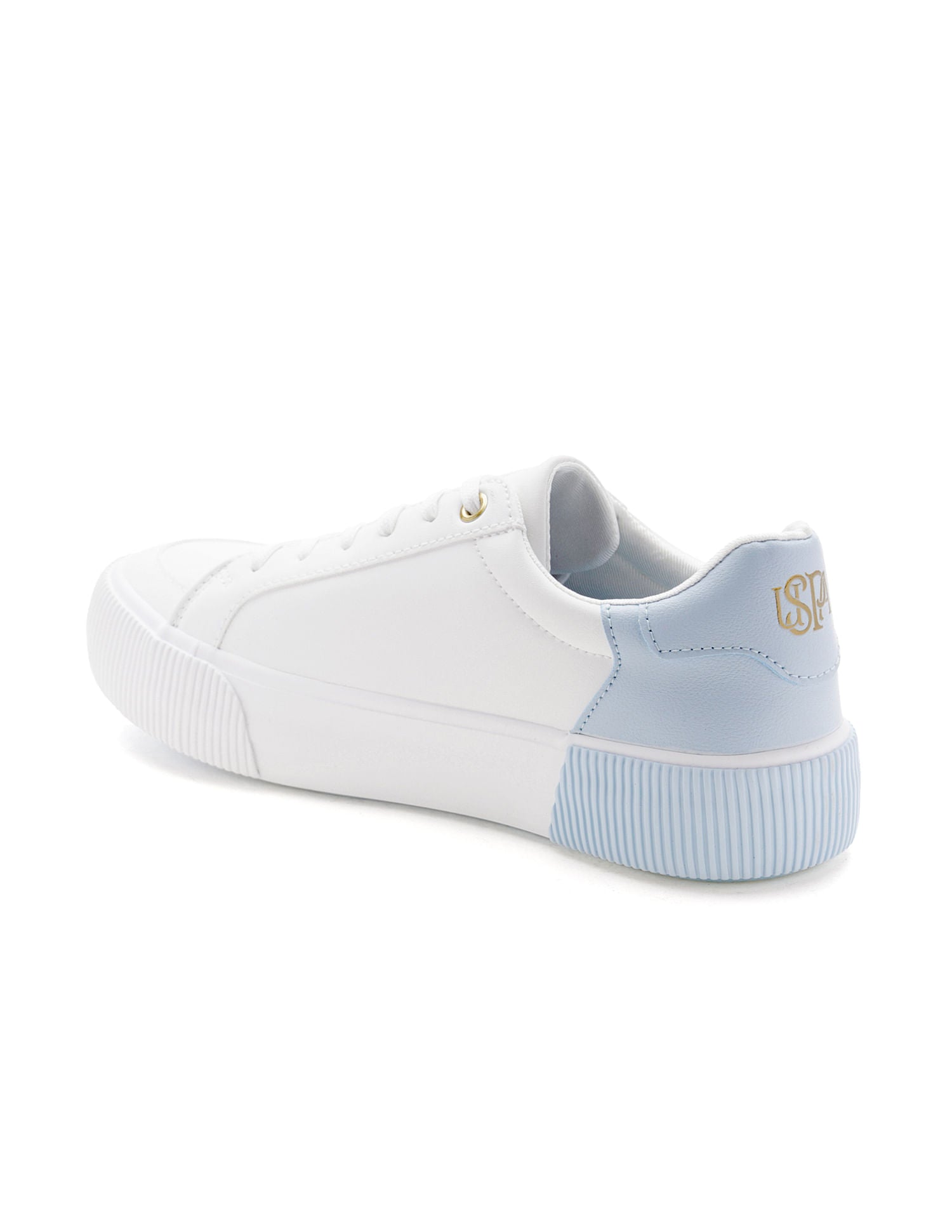 U.S. Polo Assn. Women Katy 3.0 Colourblock Sneakers with Textured Sole Light Blue - U.S. POLO ASSN. | Large