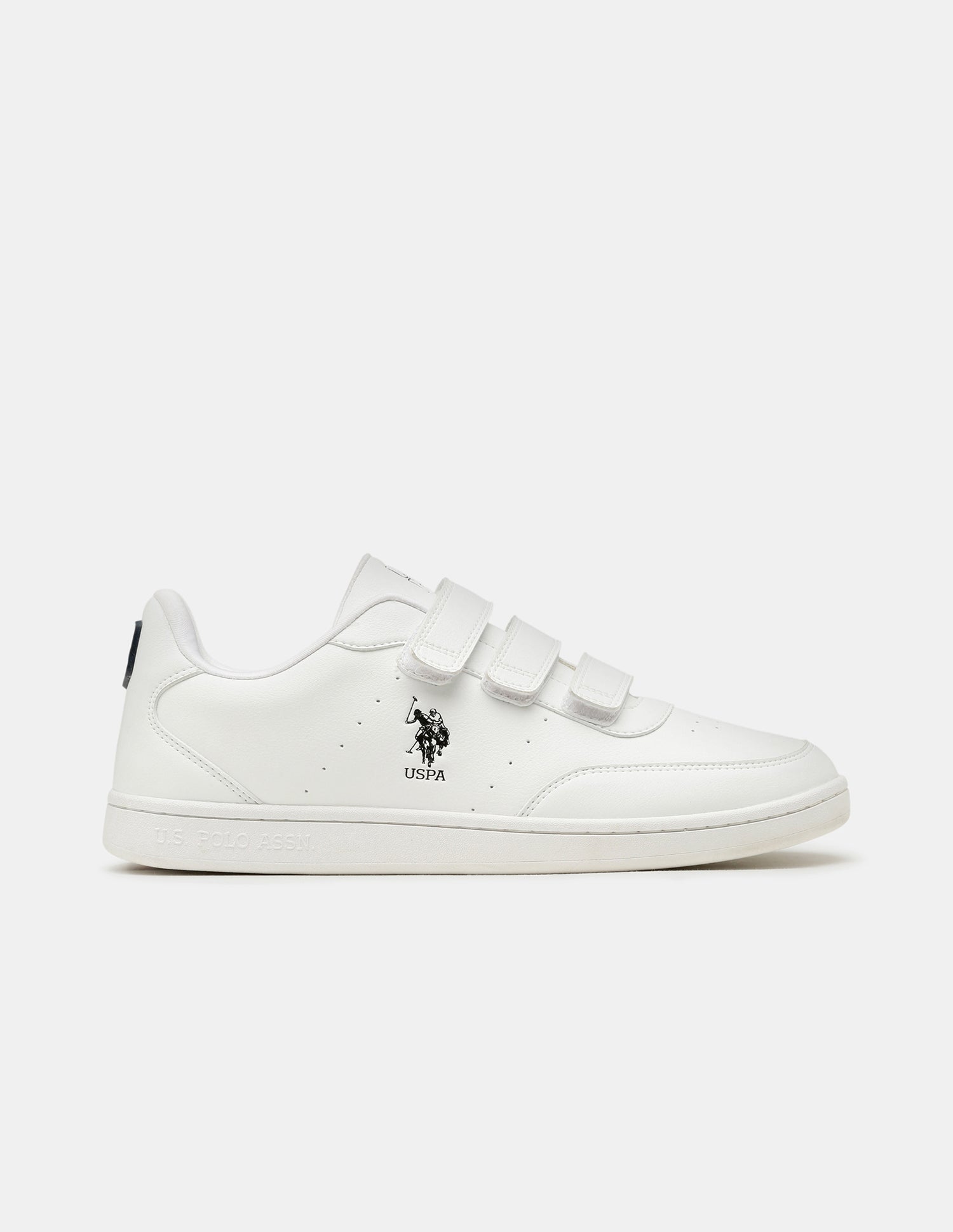 Men Elio Velcro Sneakers White - U.S. Polo Assn. India | Large