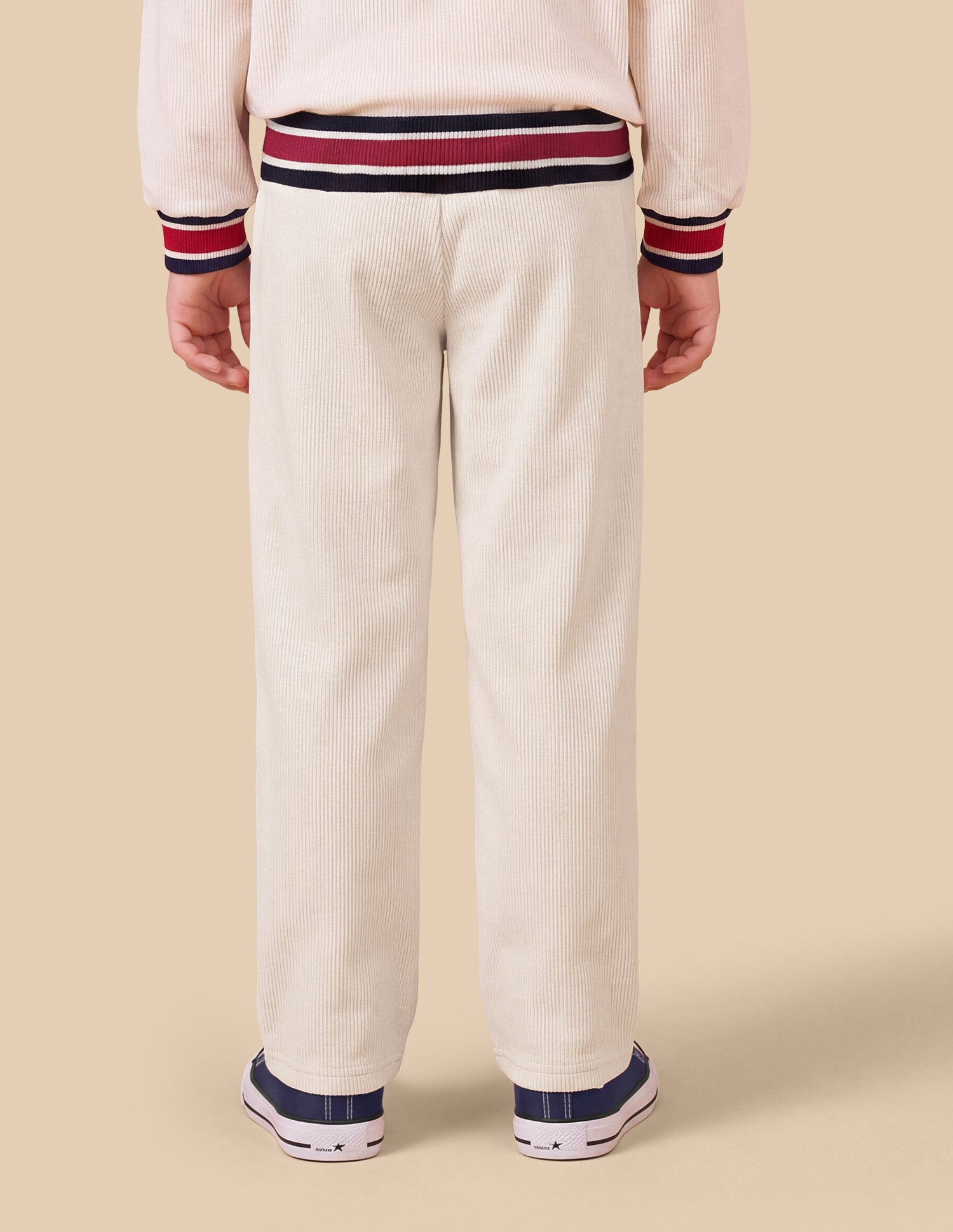 Mid Rise Regular Fit Track Pants Ecru - U.S. Polo Assn. India | Large