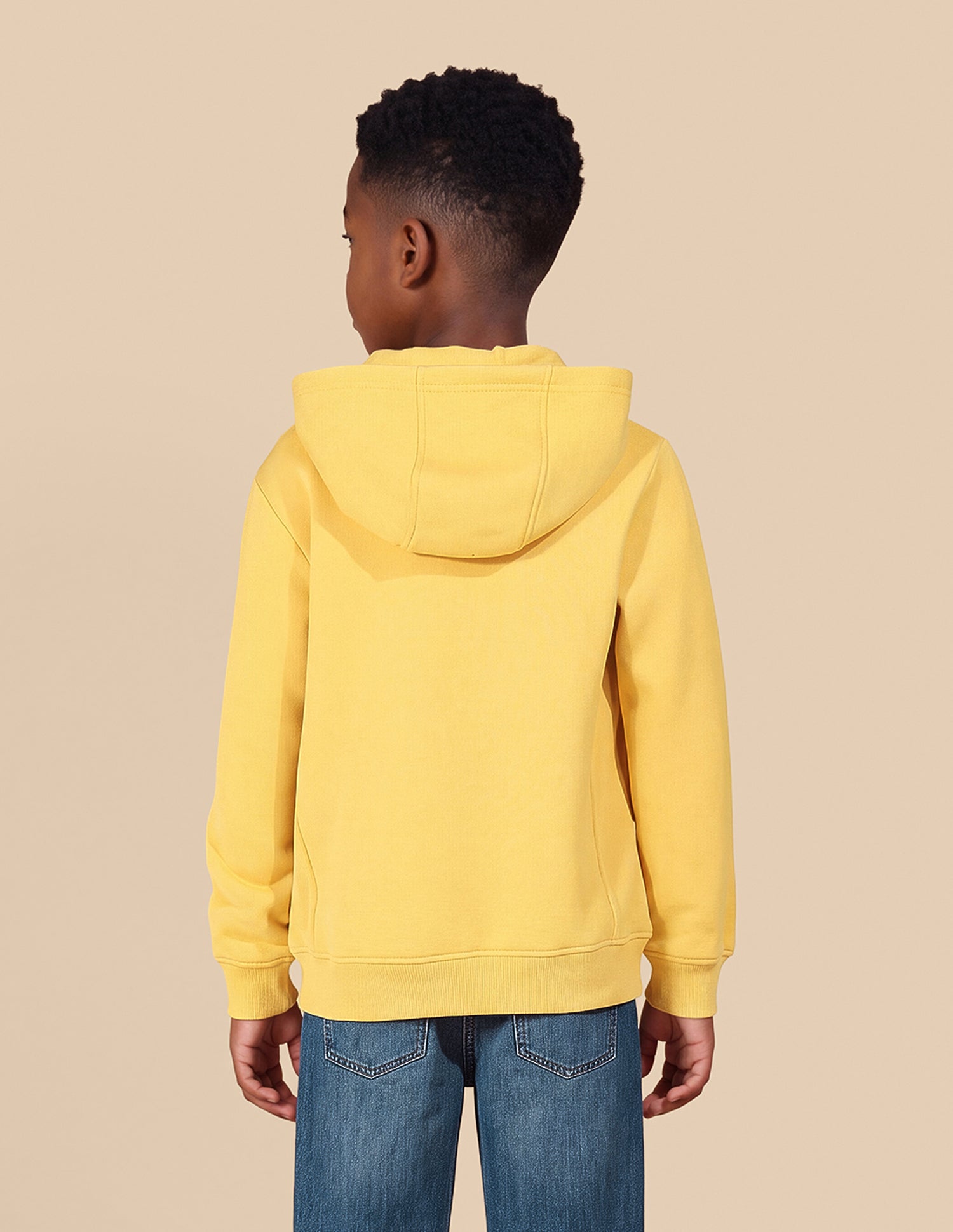 Brand Embroidered Regular Fit Sweatshirt Yellow - U.S. Polo Assn. India | Large