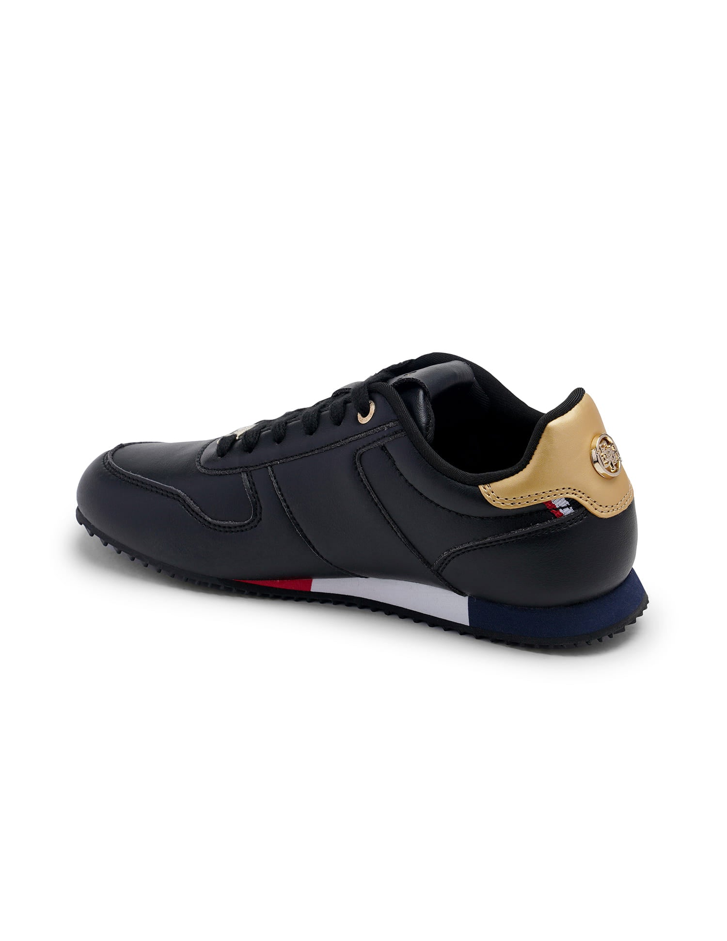Women Lace Ups Logo Sorrento 2.0 Sneakers Black - U.S. Polo Assn. India | Large