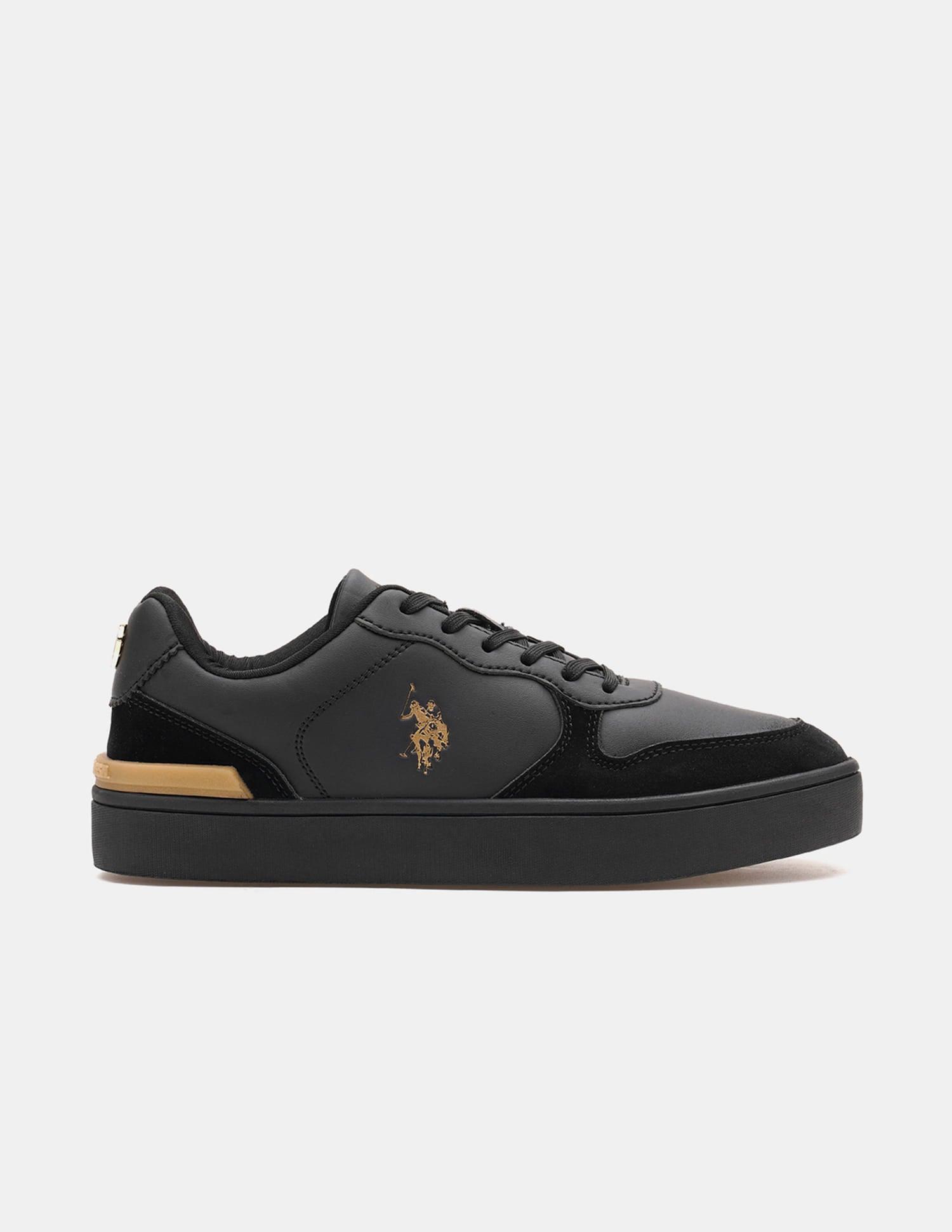 Women Ingrid 2.0 Colour Blocked Sneakers Black - U.S. Polo Assn. India | Large