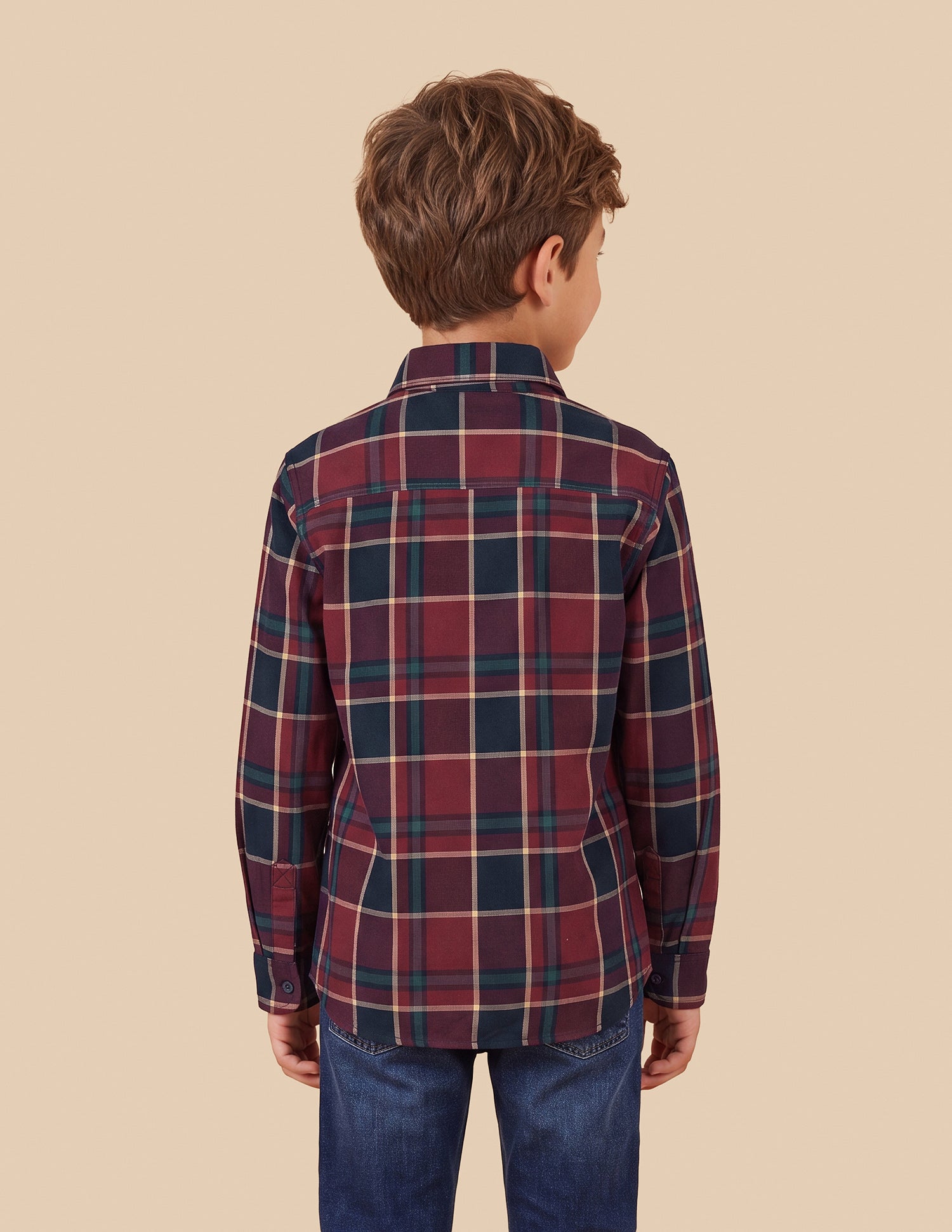 Tartan Checked Regular Fit Shirt Red - U.S. Polo Assn. India | Large