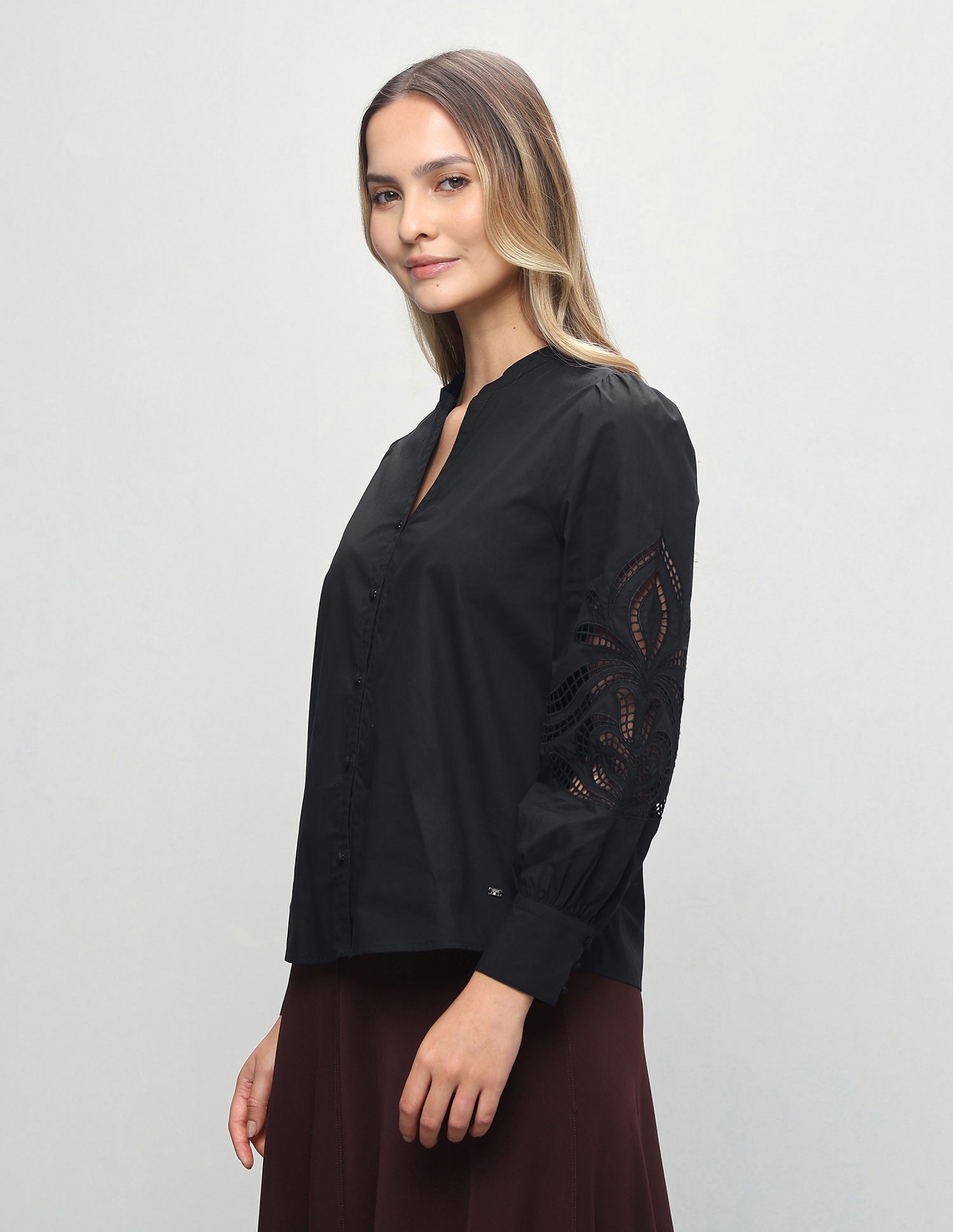 Solid Regular Fit Shirt Black - U.S. Polo Assn. India | Large
