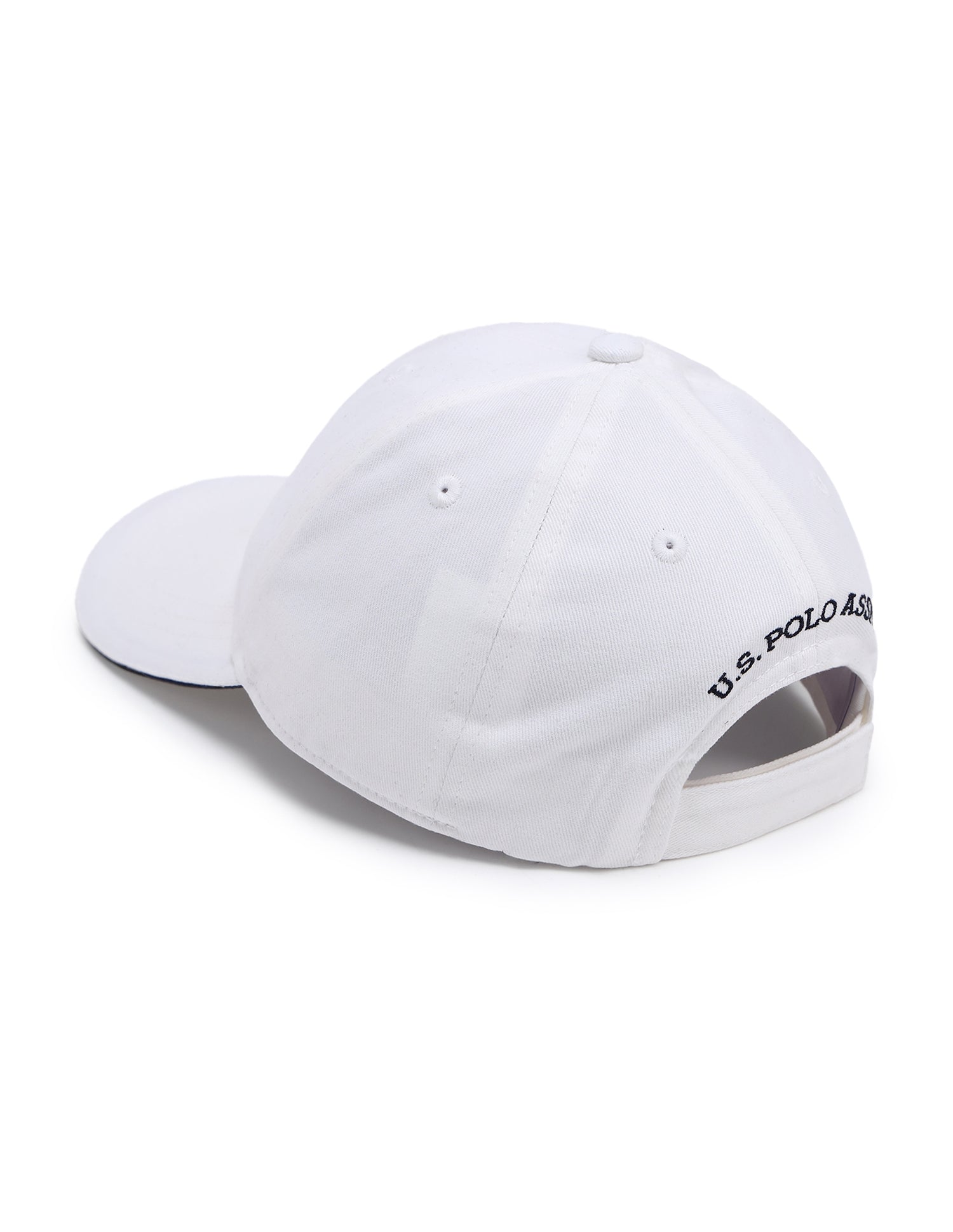 Boys Brand Embroidered Twill Cap White - U.S. Polo Assn. India | Large