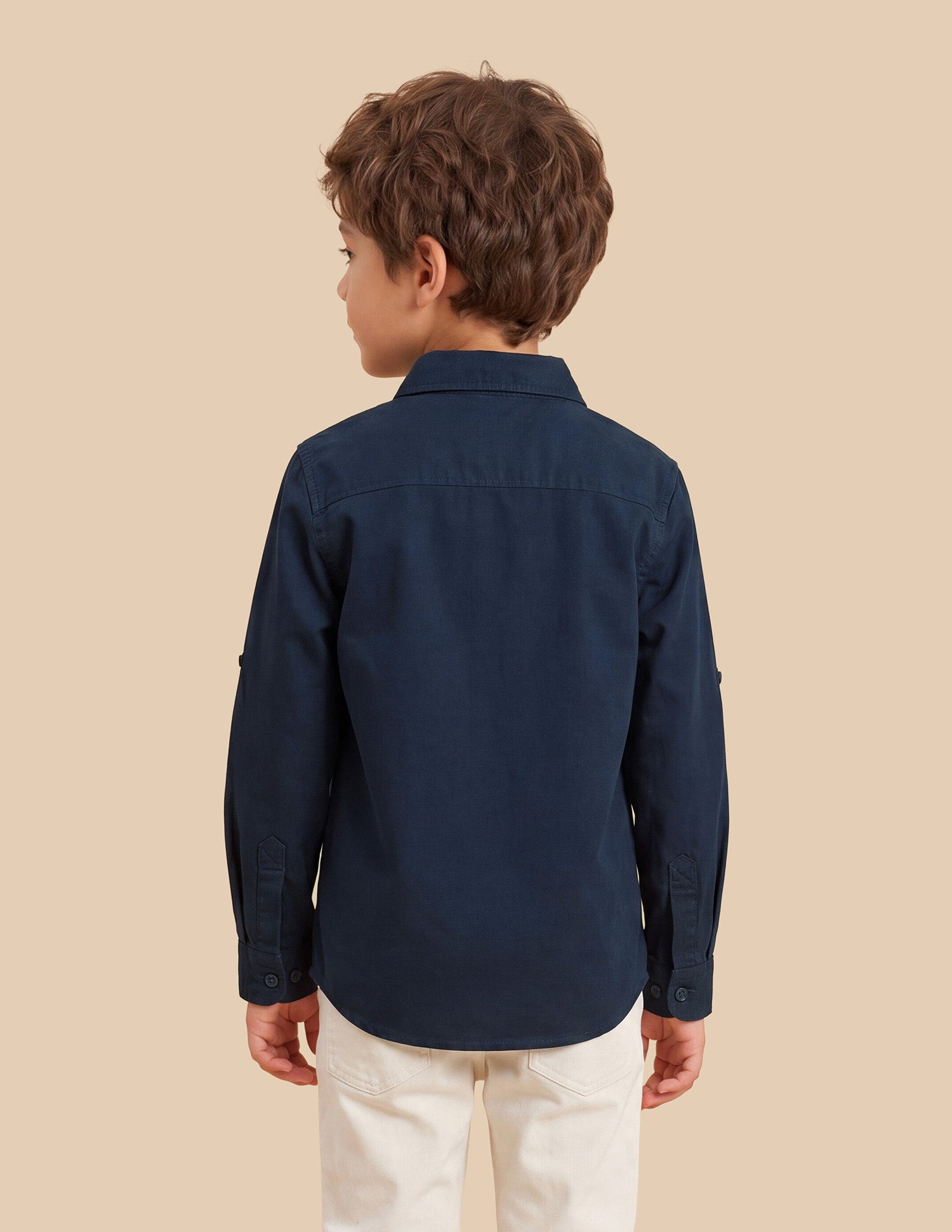 Regular Fit Twill Shirt Navy - U.S. Polo Assn. India | Large