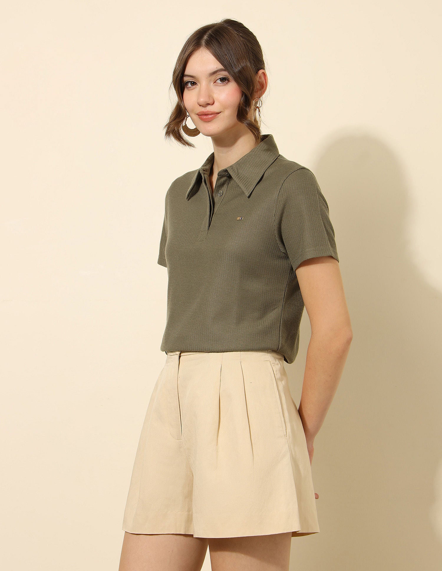 Regular Fit Solid Polo Shirt Olive - U.S. POLO ASSN. | Large