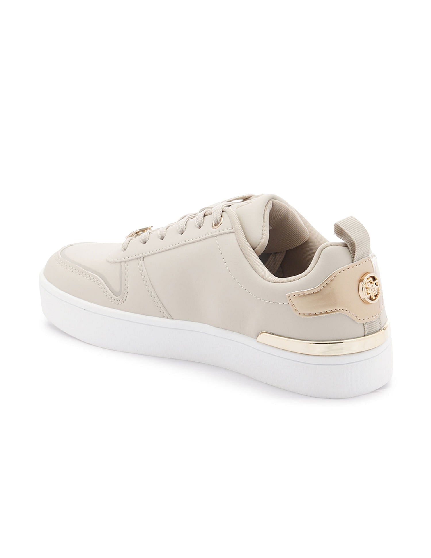 Round Toe Logo Aya 2.0 Sneakers Beige - U.S. Polo Assn. India | Large