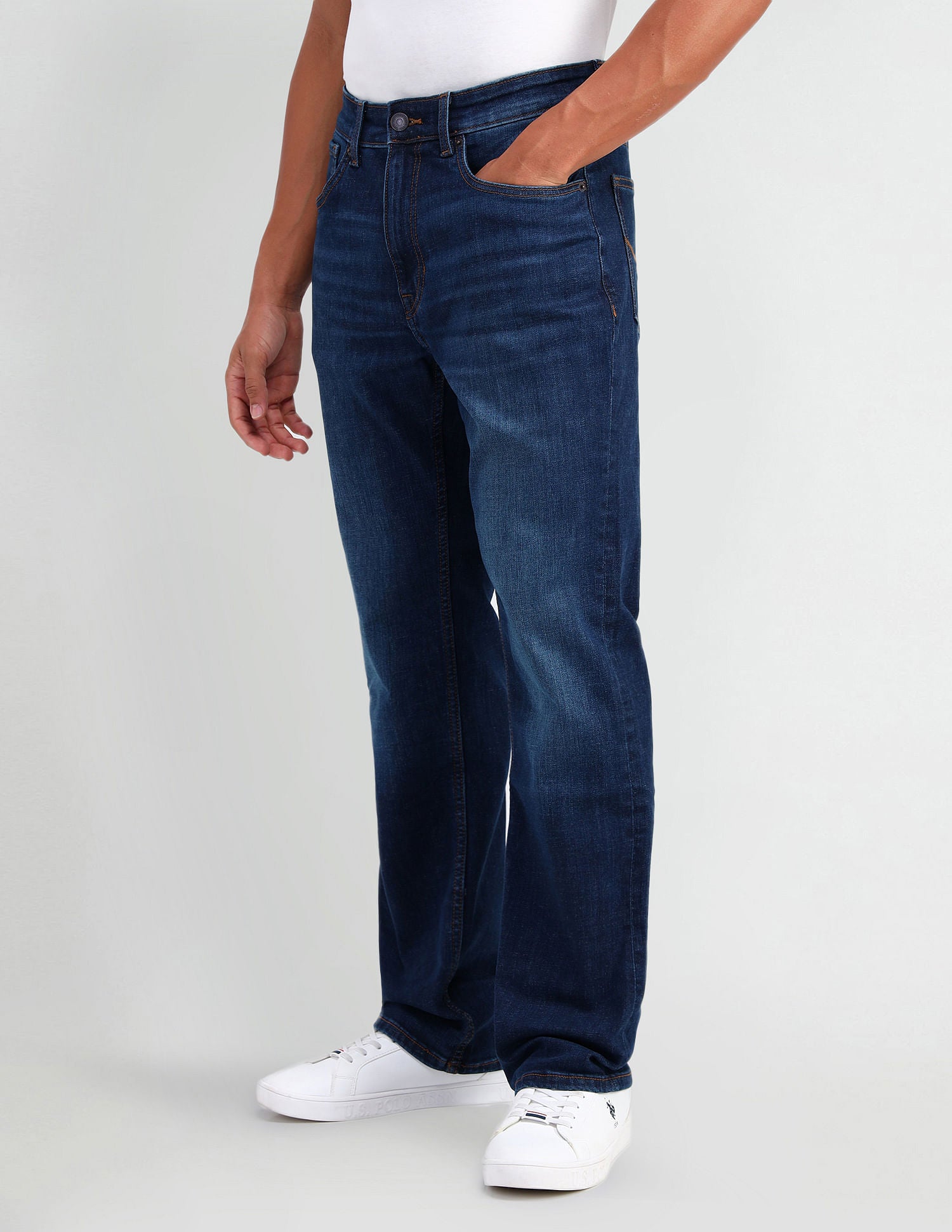 Connor Bootcut Blue Jeans Blue - U.S. POLO ASSN. | Large