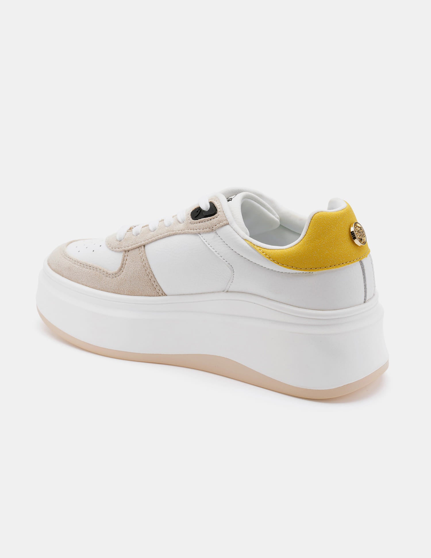 Ariella 2.0 Colourblocked Chunky Sneakers Off White - U.S. Polo Assn. India | Large