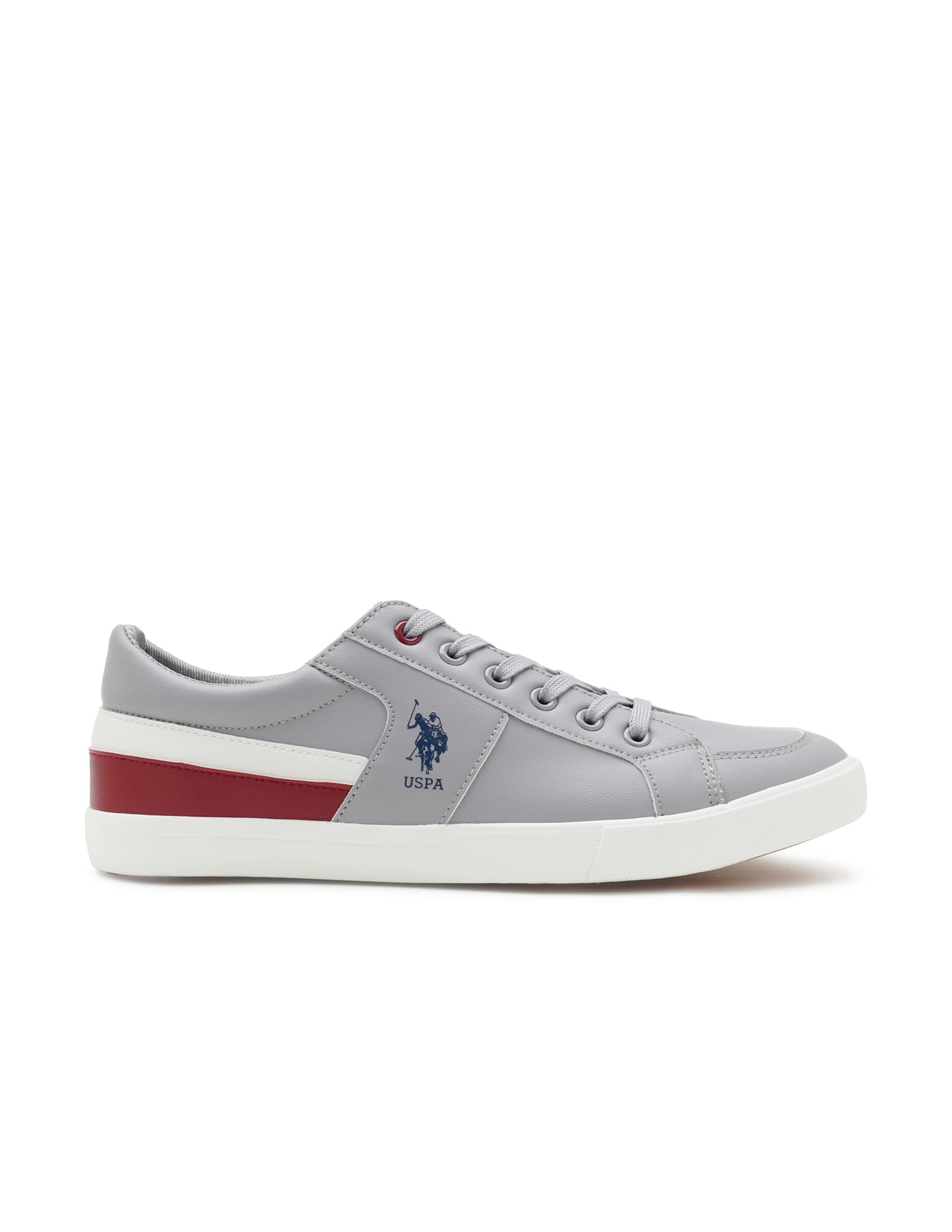 Men Clarkin 11.0 Colourblocked Sneakers Grey - U.S. Polo Assn. India | Large