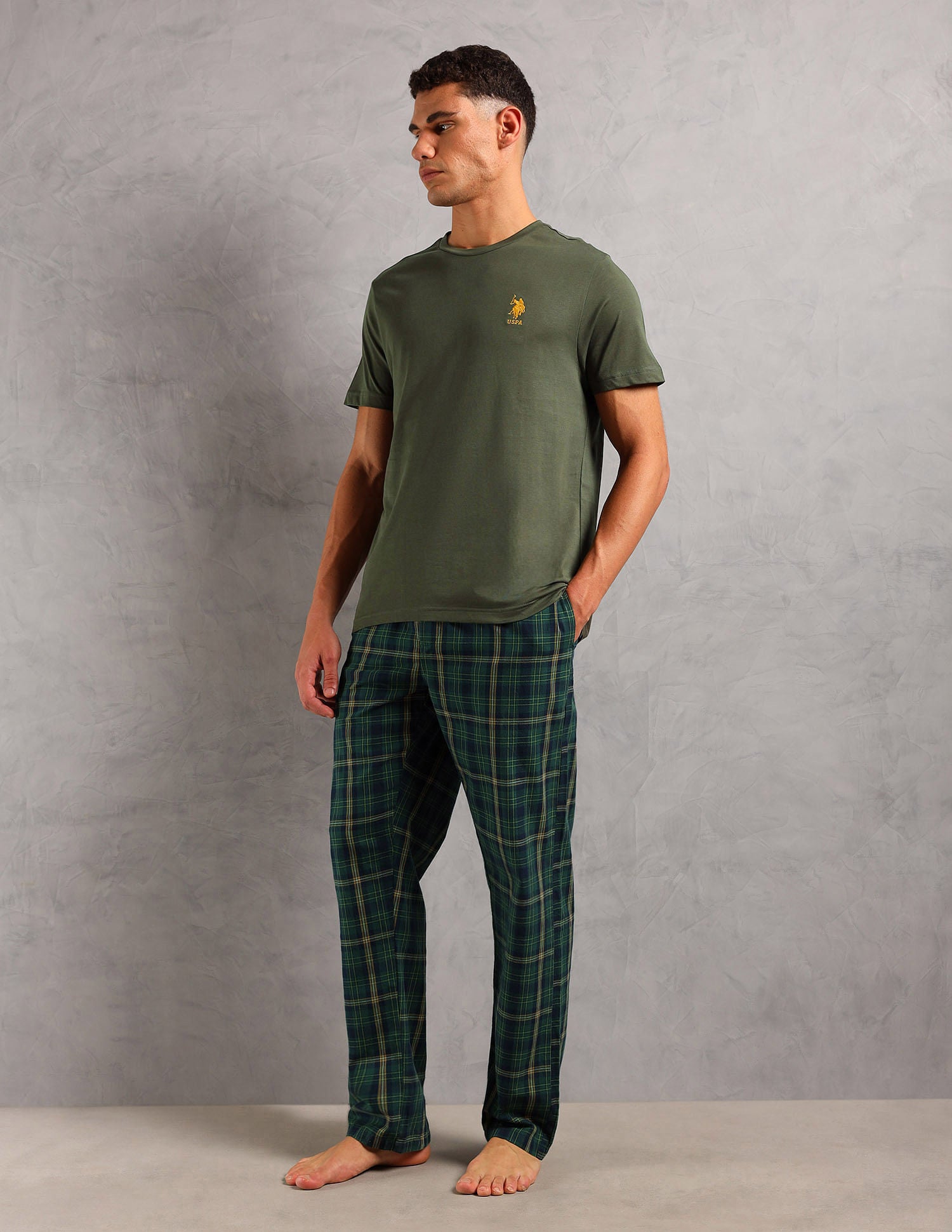 Solid Cotton Sleep Sets Assorted - U.S. Polo Assn. India | Large