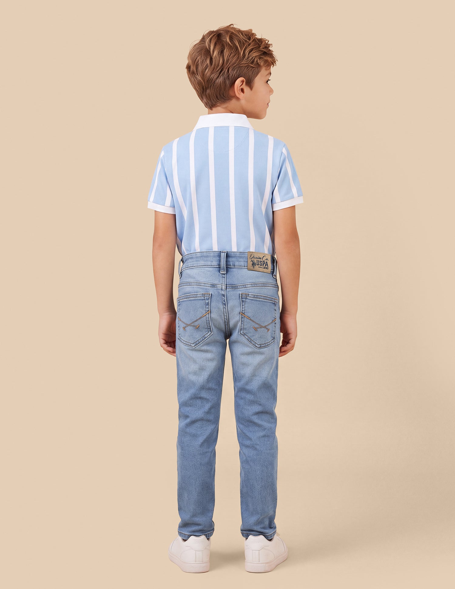 Slim Fit Blue Jeans Blue - U.S. Polo Assn. India | Large
