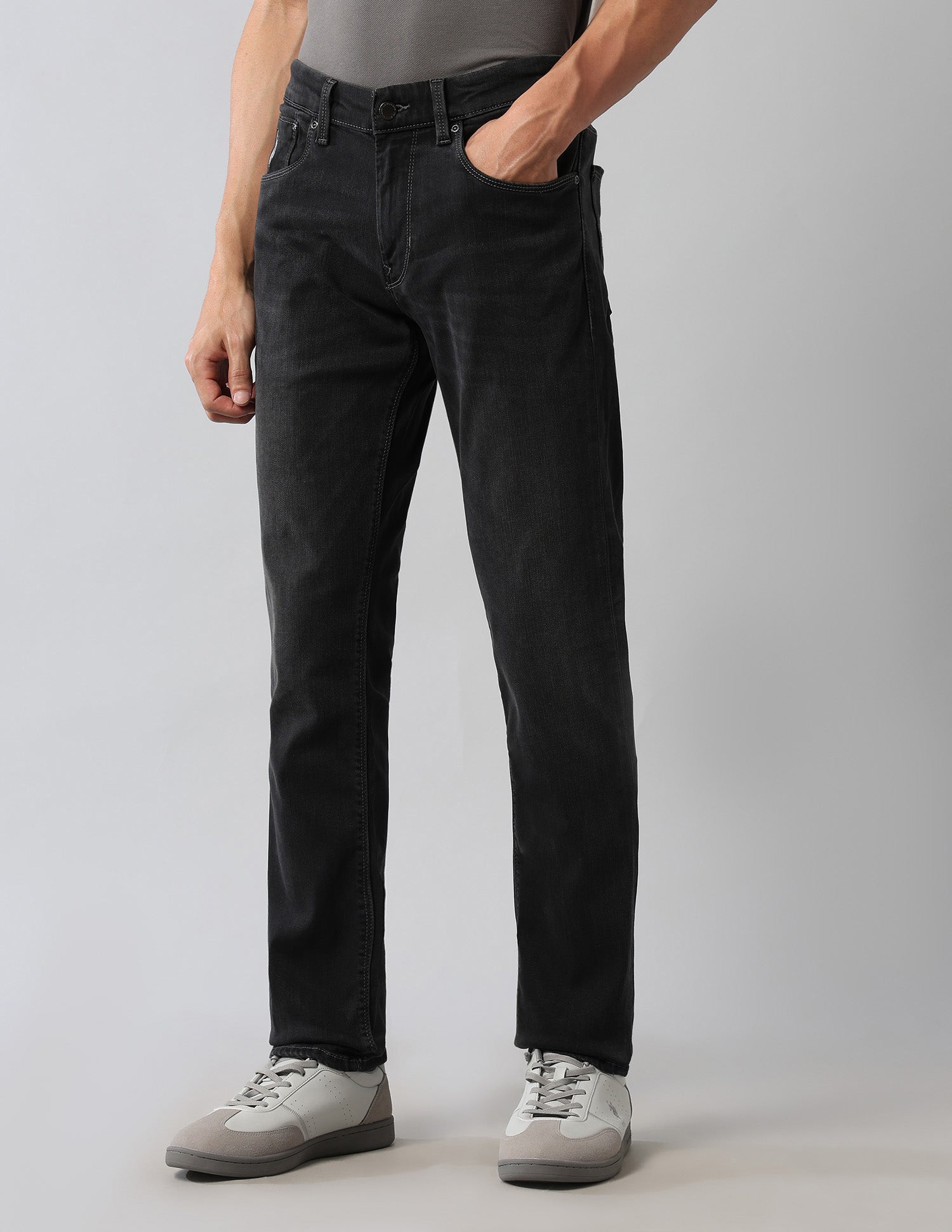 Brandon Slim Tapered Fit Black Jeans Black - U.S. POLO ASSN. | Large