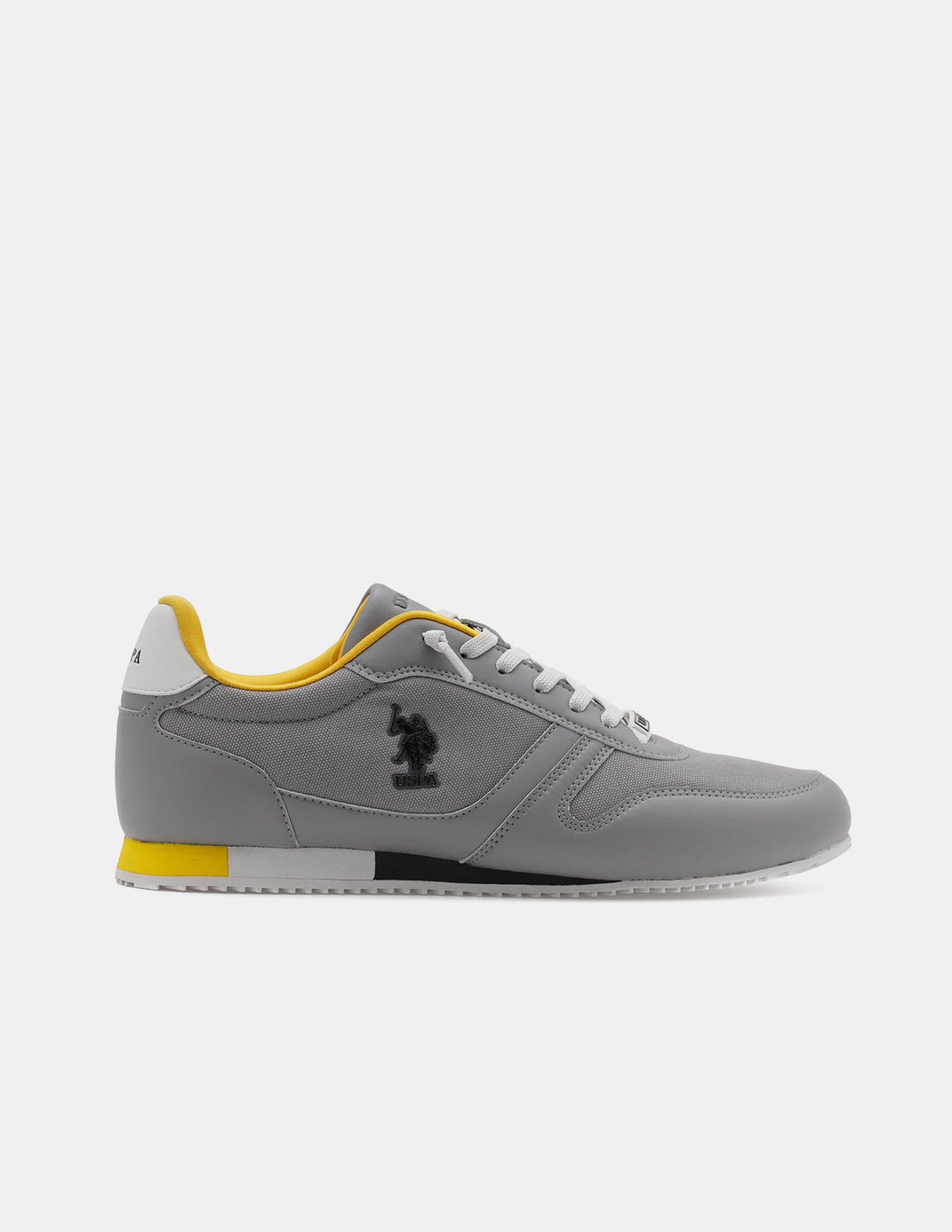 Clemt 4.0 Colourblocked Sneakers Grey - U.S. Polo Assn. India | Large