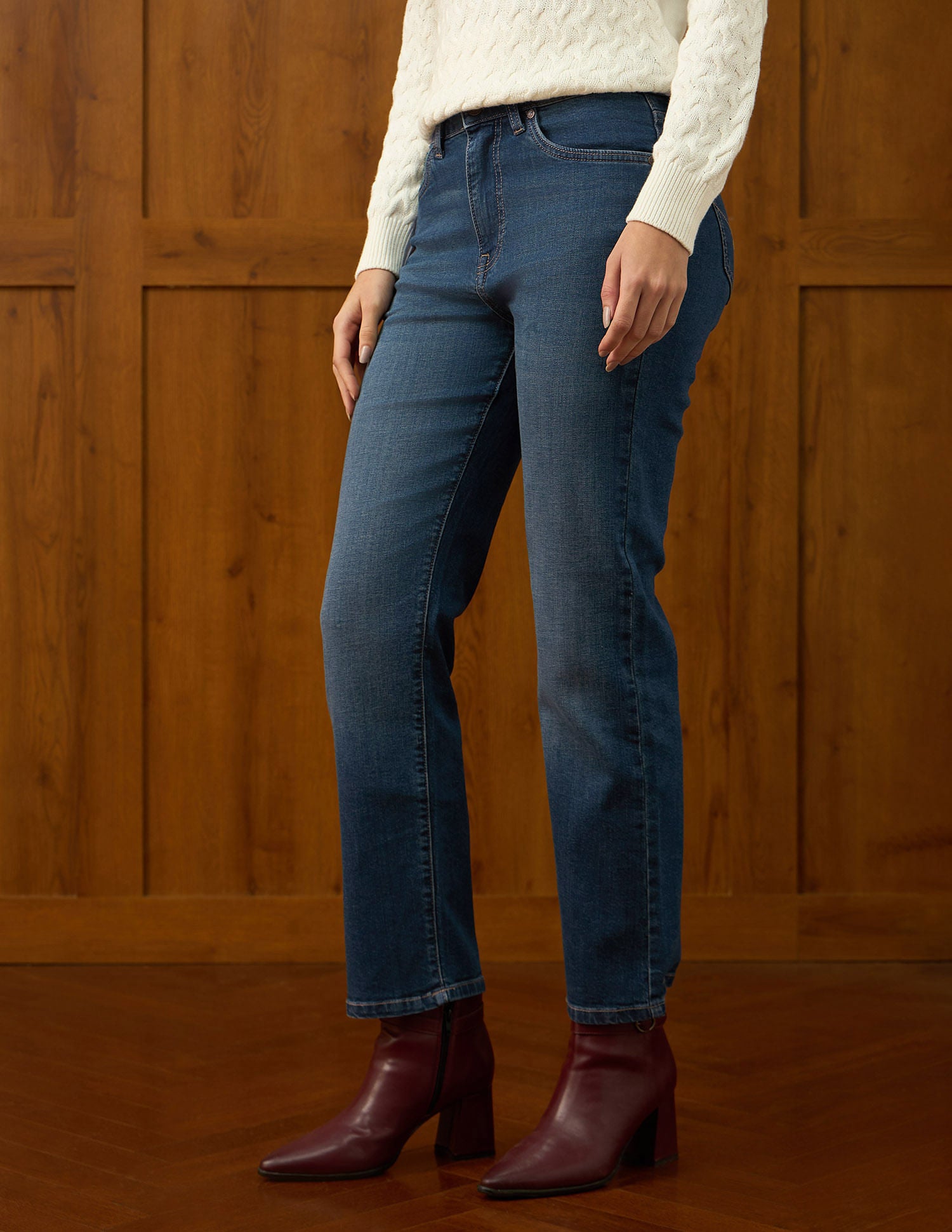 High Rise Straight Fit Blue - U.S. POLO ASSN. | Large