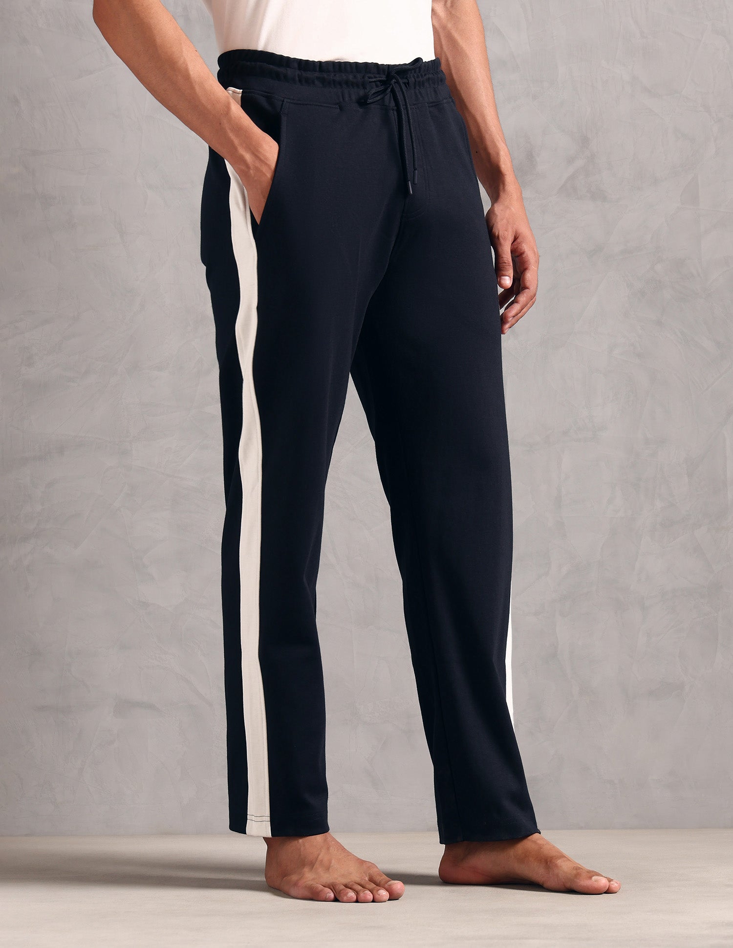 Regular Fit Solid OR004 Lounge Pants - Pack Of 1 Navy - U.S. POLO ASSN. | Large