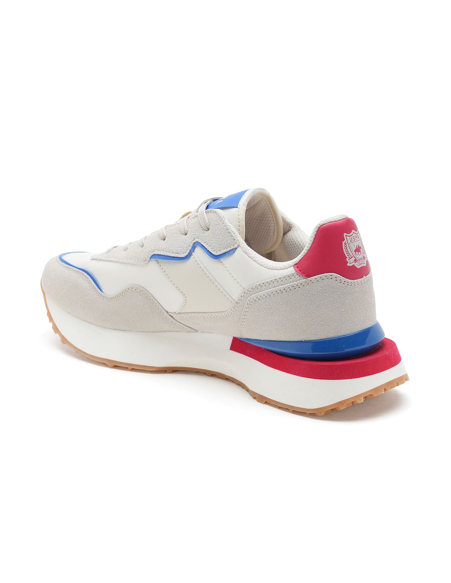 Men Wren Off White Retro Joggers Sneakers Off White - U.S. Polo Assn. India | Large