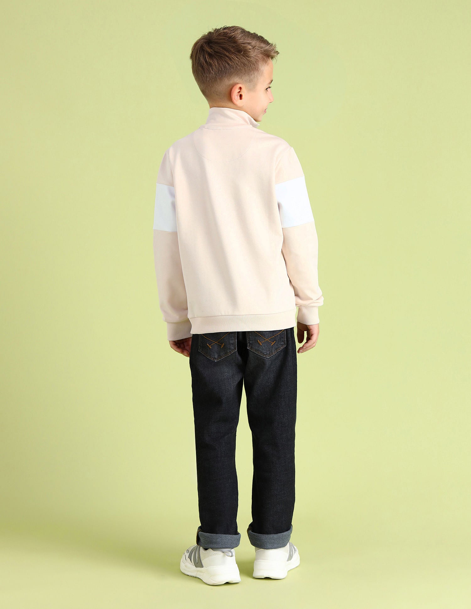 Boys Brand Regular Fit Sweatshirt Kumquat - U.S. POLO ASSN. | Large