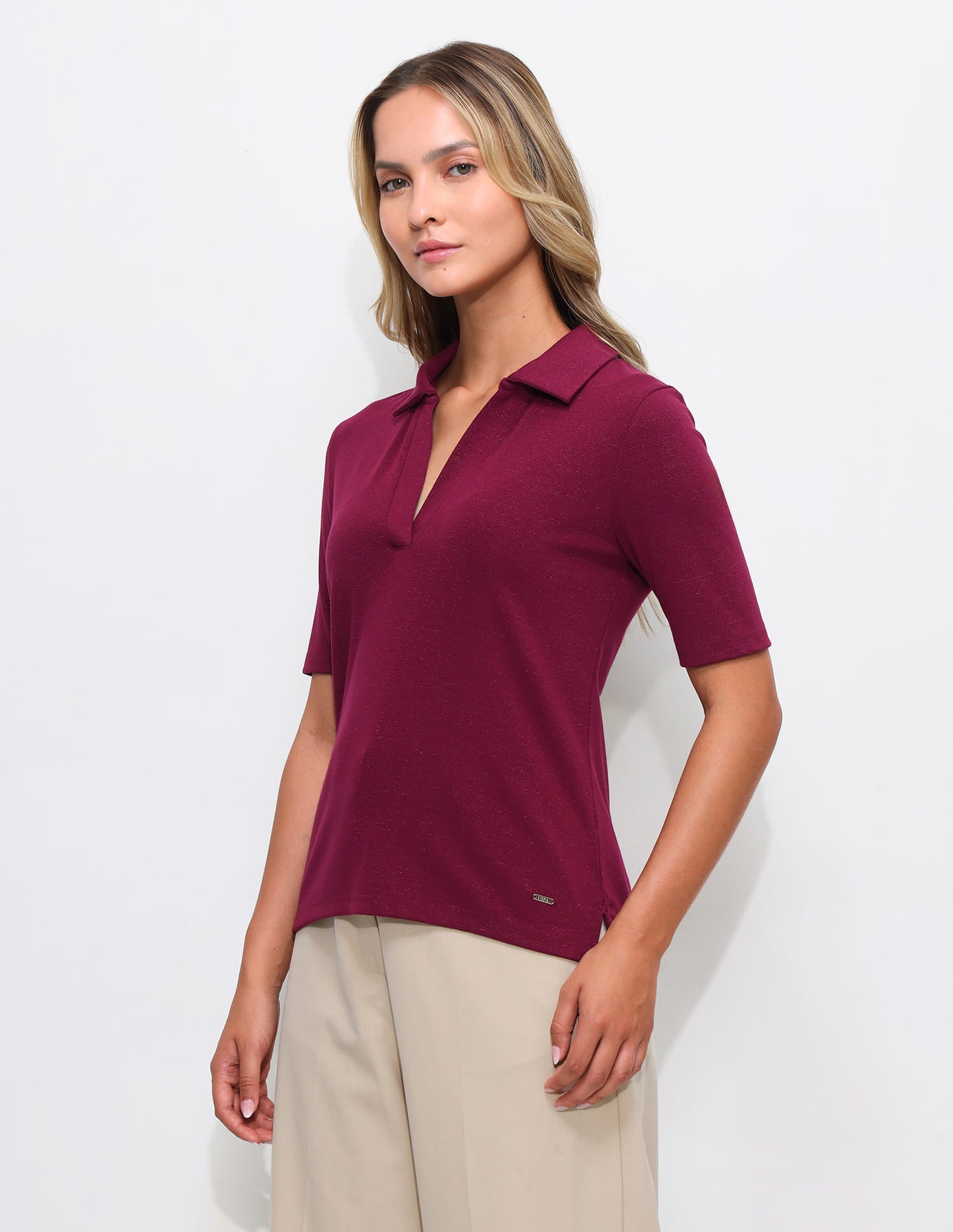 Solid Regular Fit Polo Shirt Red - U.S. Polo Assn. India | Large