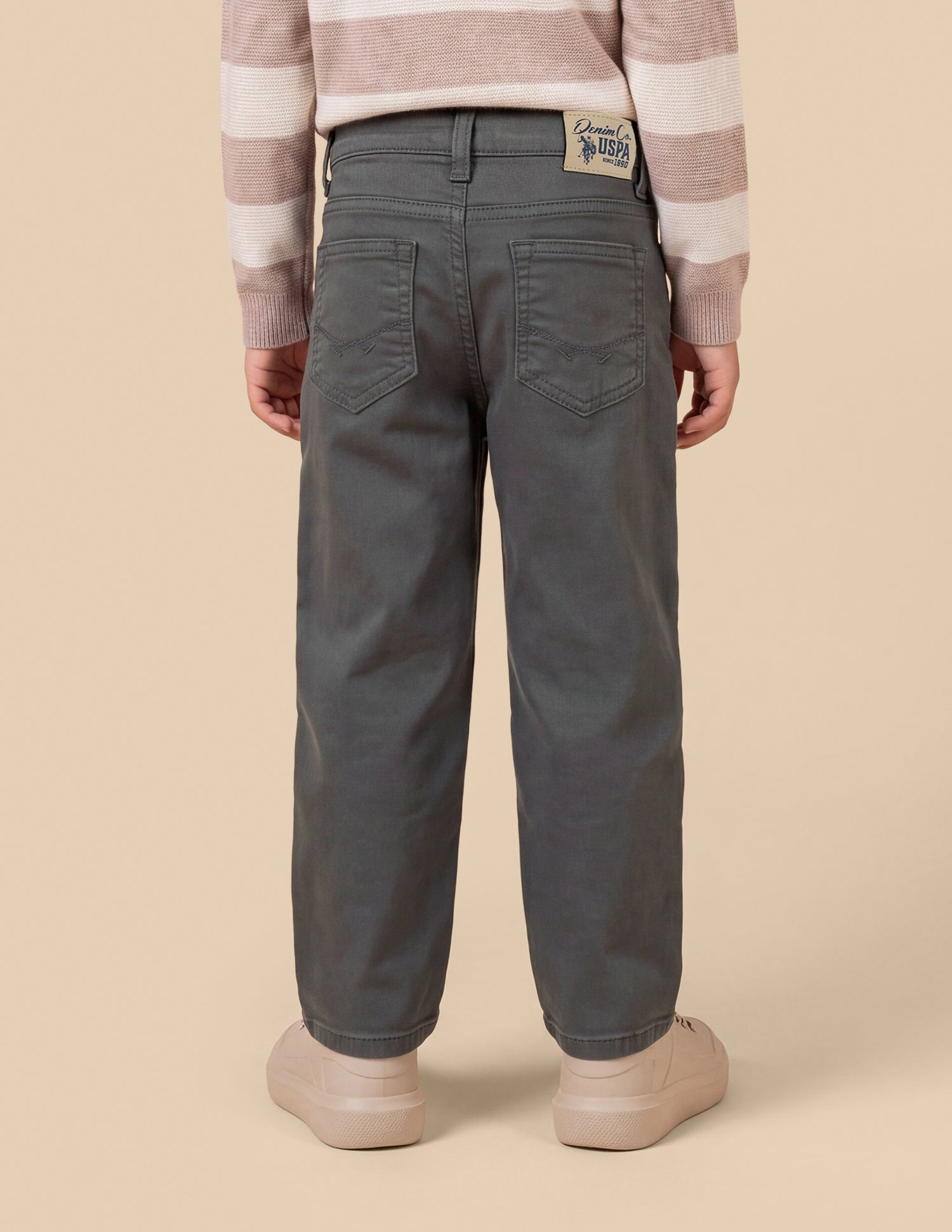 Shawn Baggy Fit Green Jeans Olive - U.S. Polo Assn. India | Large