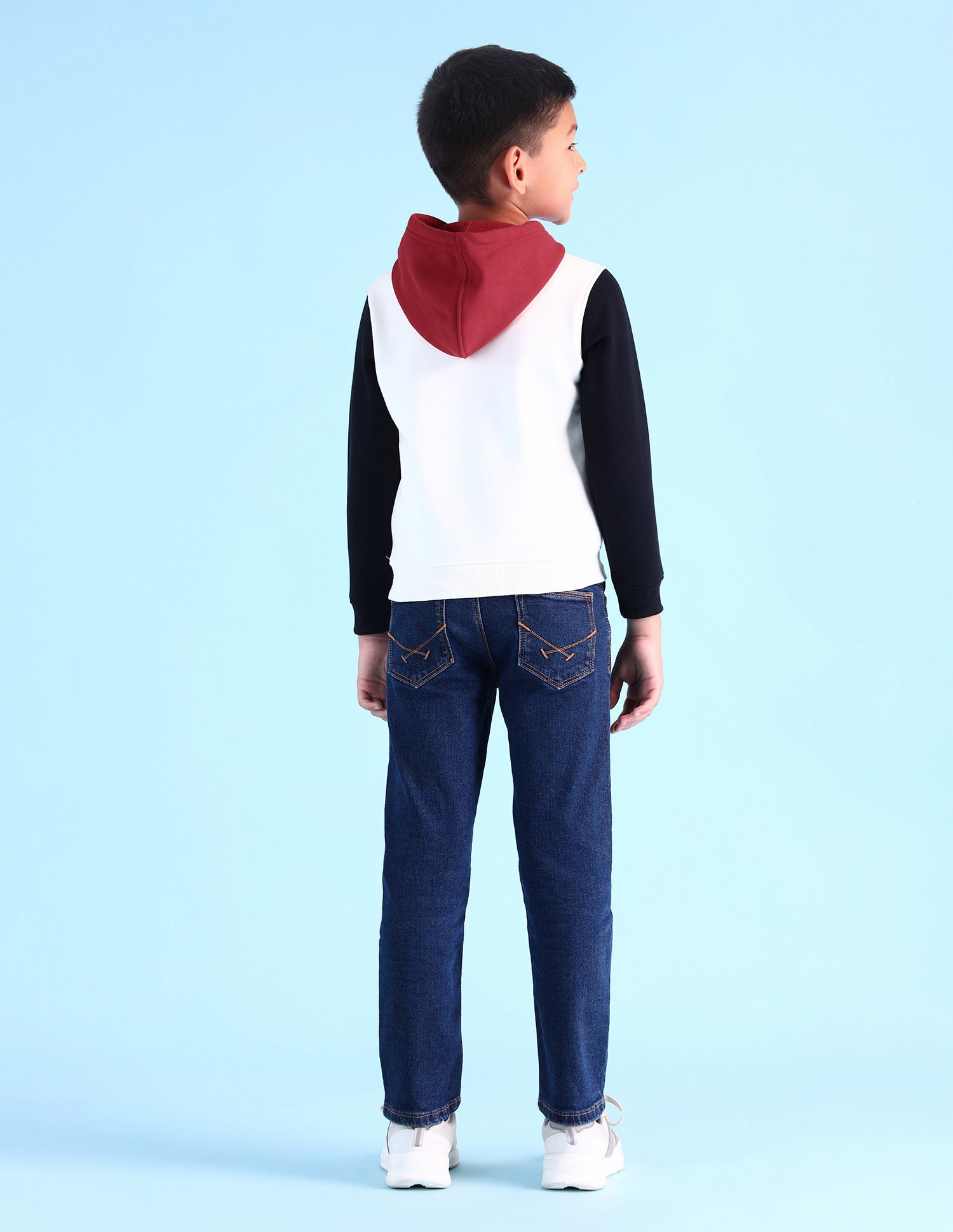 Boys Brand Printed Hooded Sweatshirt Red - U.S. POLO ASSN. | Large