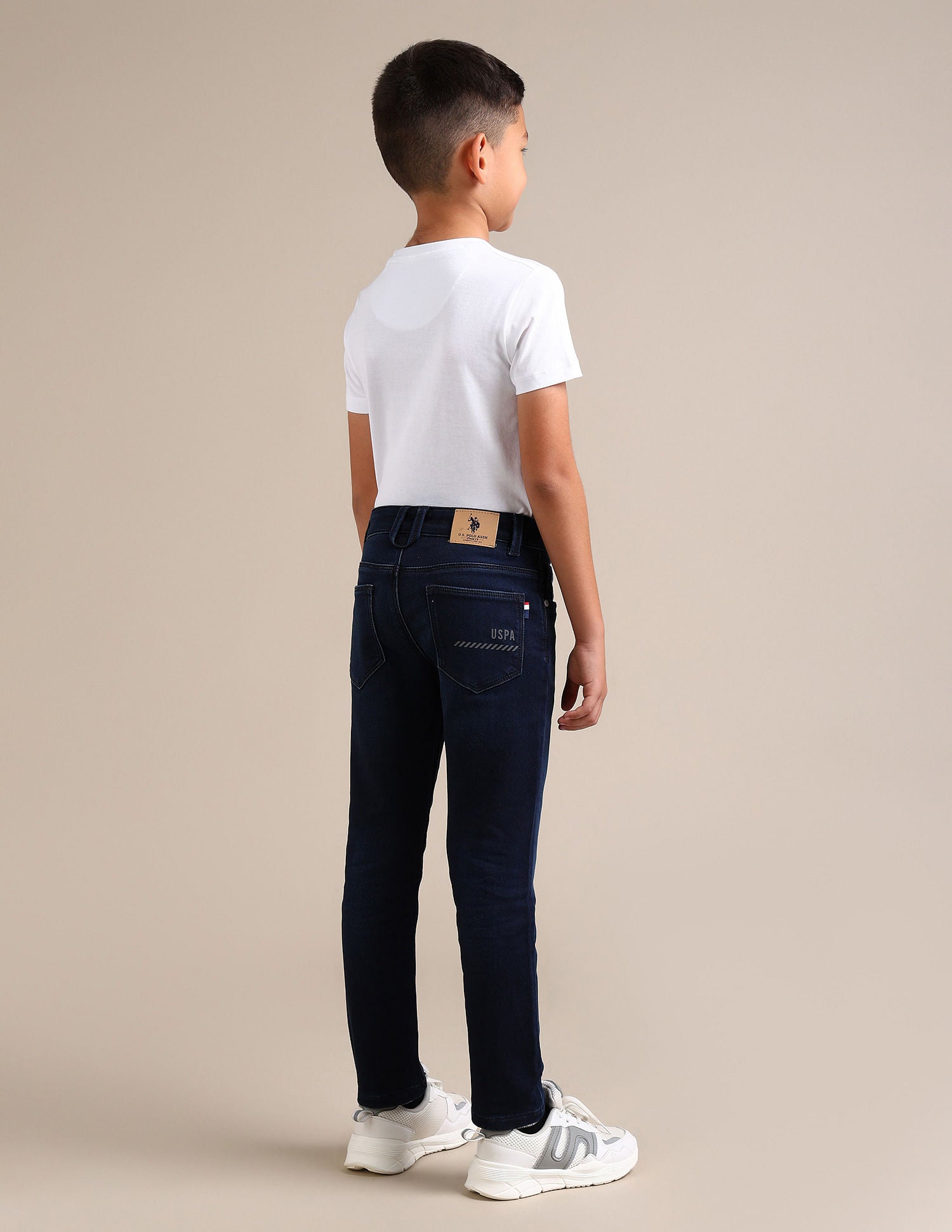 Slim fit Solid Jeans Blue Black - U.S. POLO ASSN. | Large