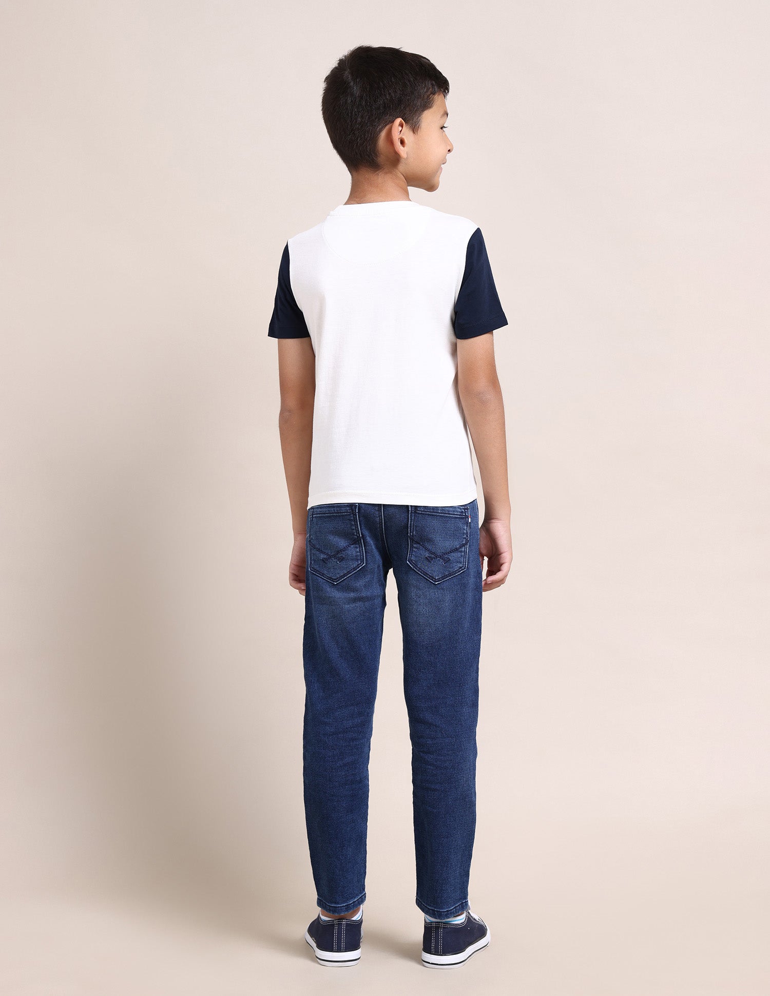 Boys Pure Cotton Regular T-shirt White - U.S. POLO ASSN. | Large