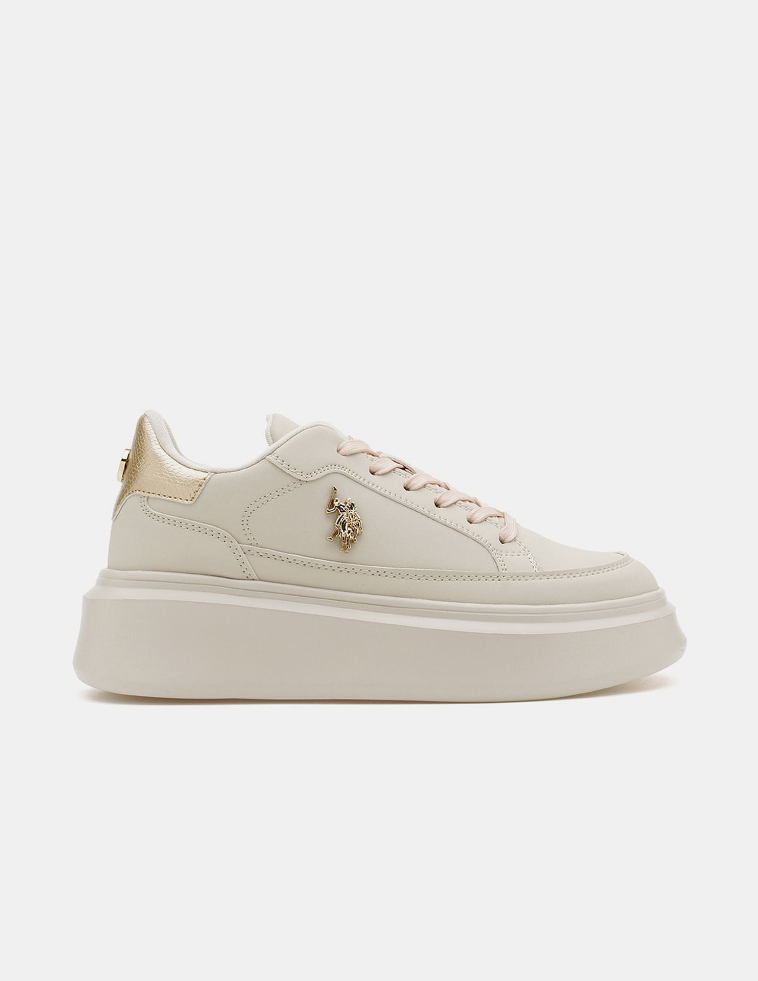Women Eleanor 3.0 Low Top Sneakers Nude - U.S. Polo Assn. India | Large