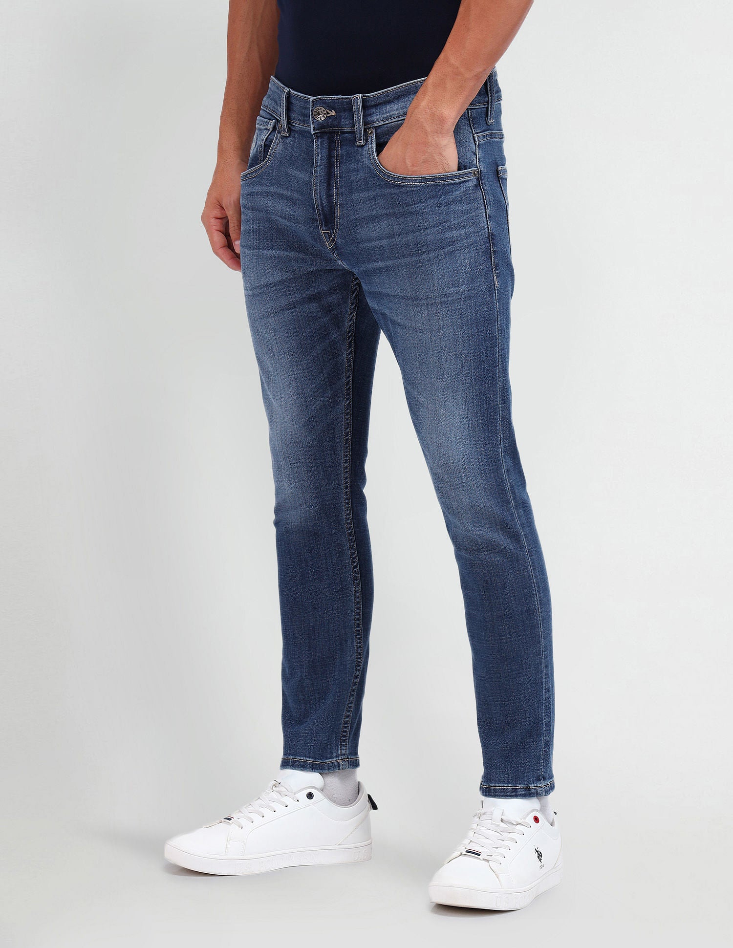 Henry Tapered Fit Jeans Blue - U.S. Polo Assn. India | Large