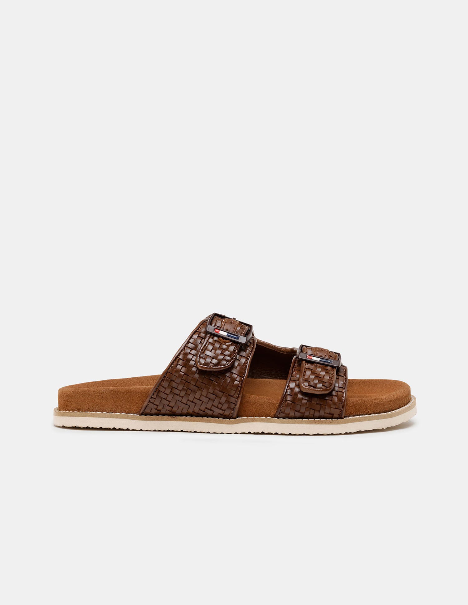 Men Miley Double Strap Flip Flops Brown - U.S. POLO ASSN. | Large