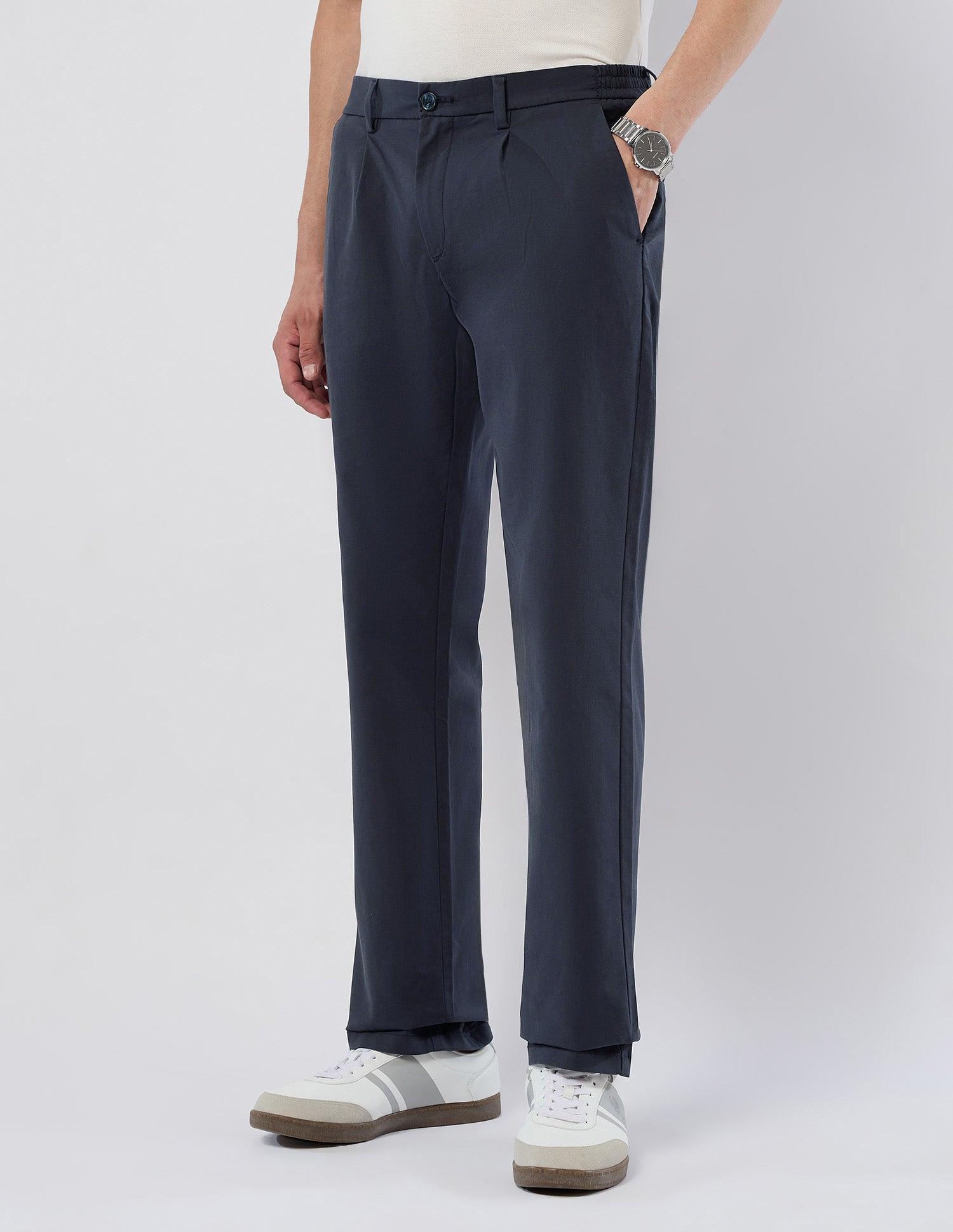 Mid Rise Riley Straight Fit Trousers Navy - U.S. POLO ASSN. | Large