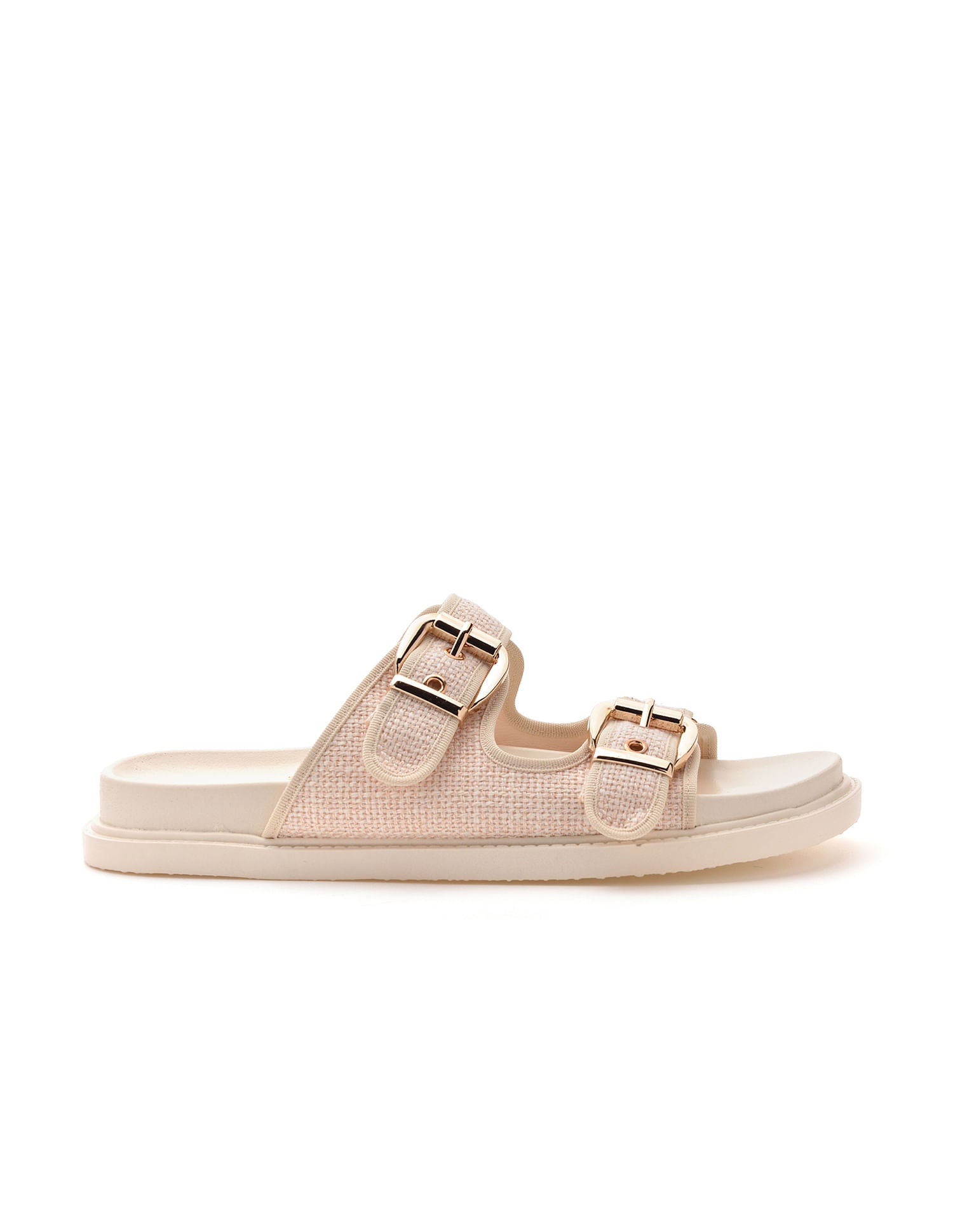 Textured Marcella Slippers Beige - U.S. Polo Assn. India | Large