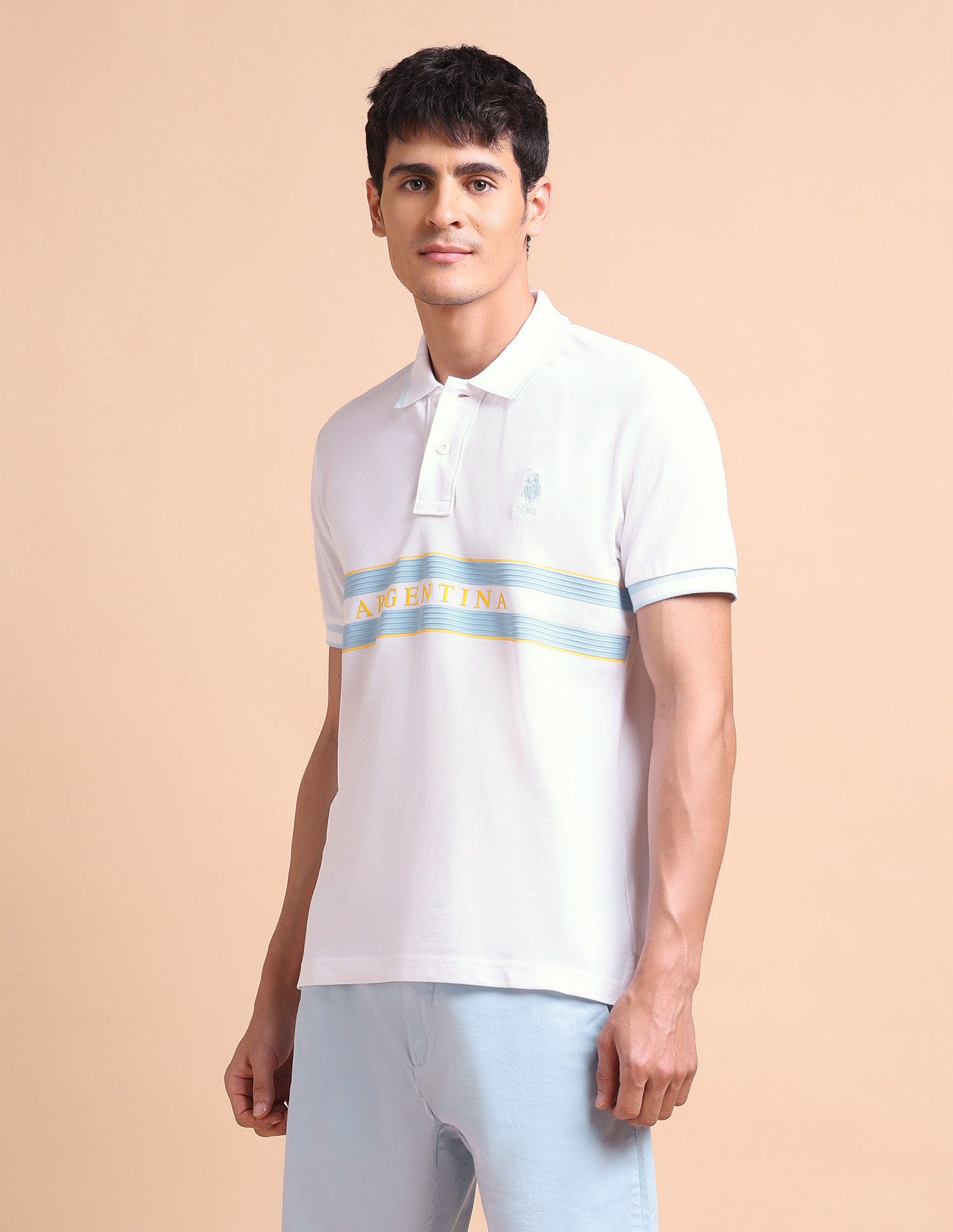 Slim Fit Iconic Number Polo Shirt